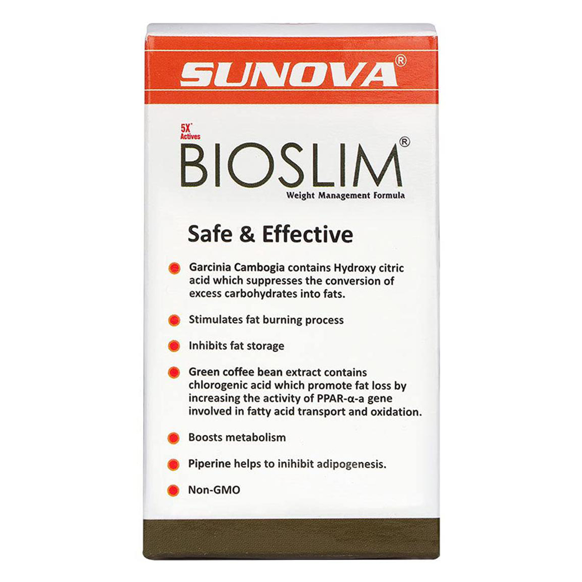 Sunova Bioslim, 60 Tablets, Pack of 1 Sunova Bioslim, 60 Tablets, Pack of 1