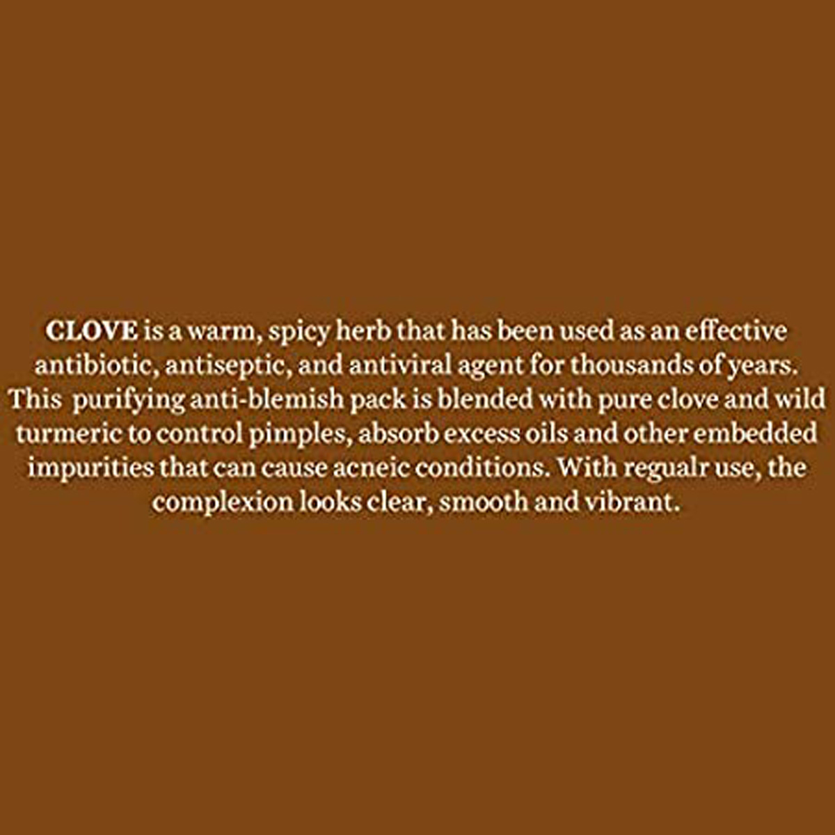 Biotique Bio Clove Purifying Anti-Blemish Face Pack 75 gm | Clove Oil | Reduces Acne & Blemishes | Controls Excess Oil | Give Vibrant & Smooth Skin | For Oily & Acne Prone Skin, Pack of 1 Biotique Bio Clove Purifying Anti-Blemish Face Pack 75 gm | Clove Oil | Reduces Acne & Blemishes | Controls Excess Oil | Give Vibrant & Smooth Skin | For Oily & Acne Prone Skin, Pack of 1