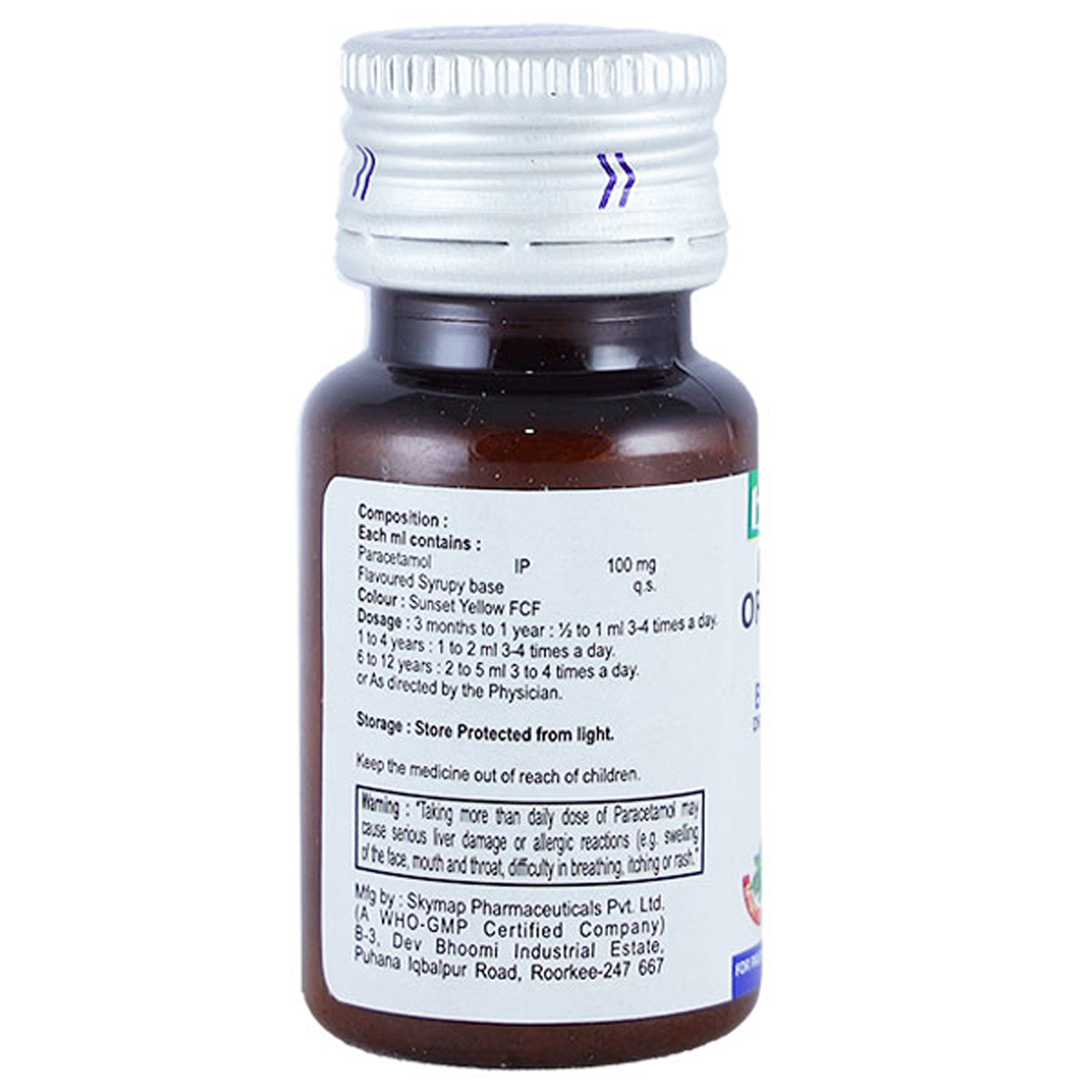 Biocetamol Syrup 15 ml, Pack of 1 SYRUP Biocetamol Syrup 15 ml, Pack of 1 SYRUP