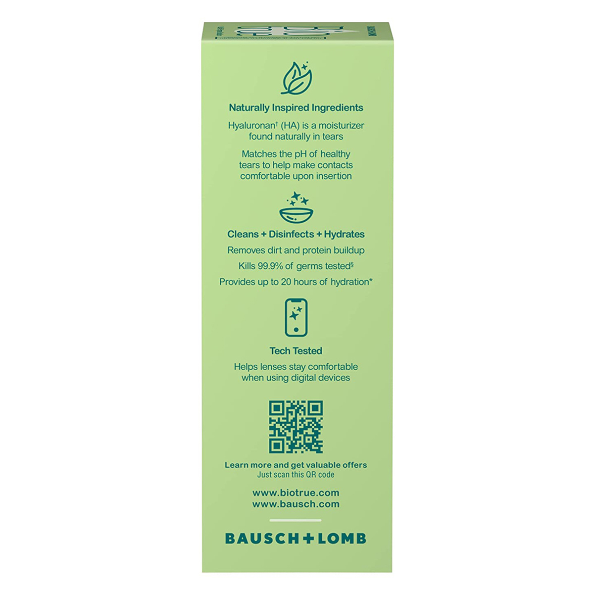 Bio True Multi-Purpose Solution 60 ml | Multi Purposes Contact Solution | For Soft Contact lenses, Pack of 1 Bio True Multi-Purpose Solution 60 ml | Multi Purposes Contact Solution | For Soft Contact lenses, Pack of 1