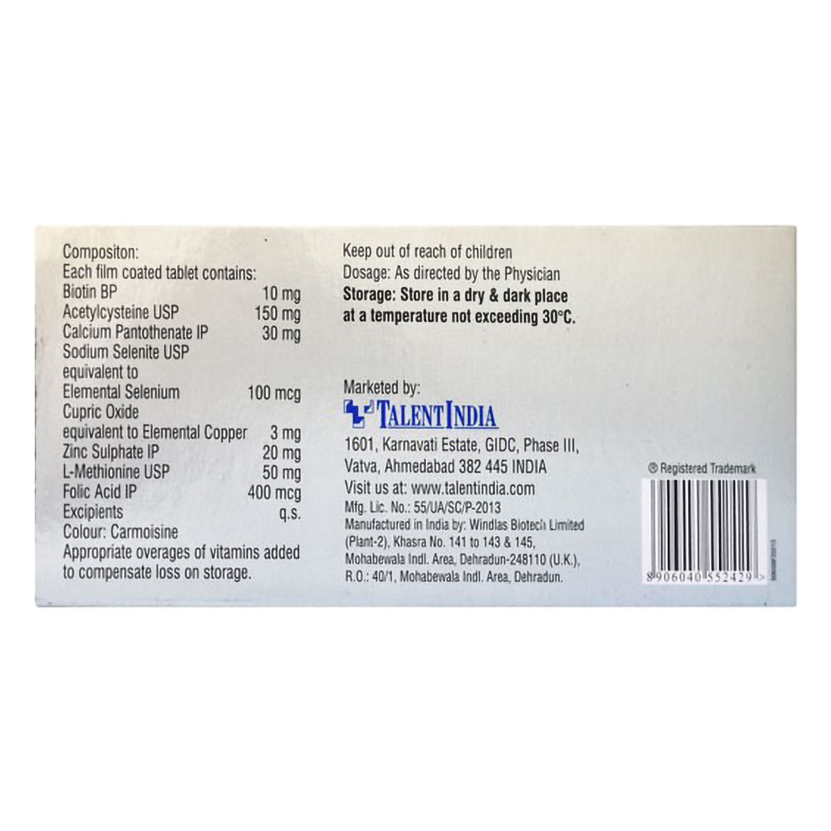 Biotee Forte Tablet 10's Biotee Forte Tablet 10's