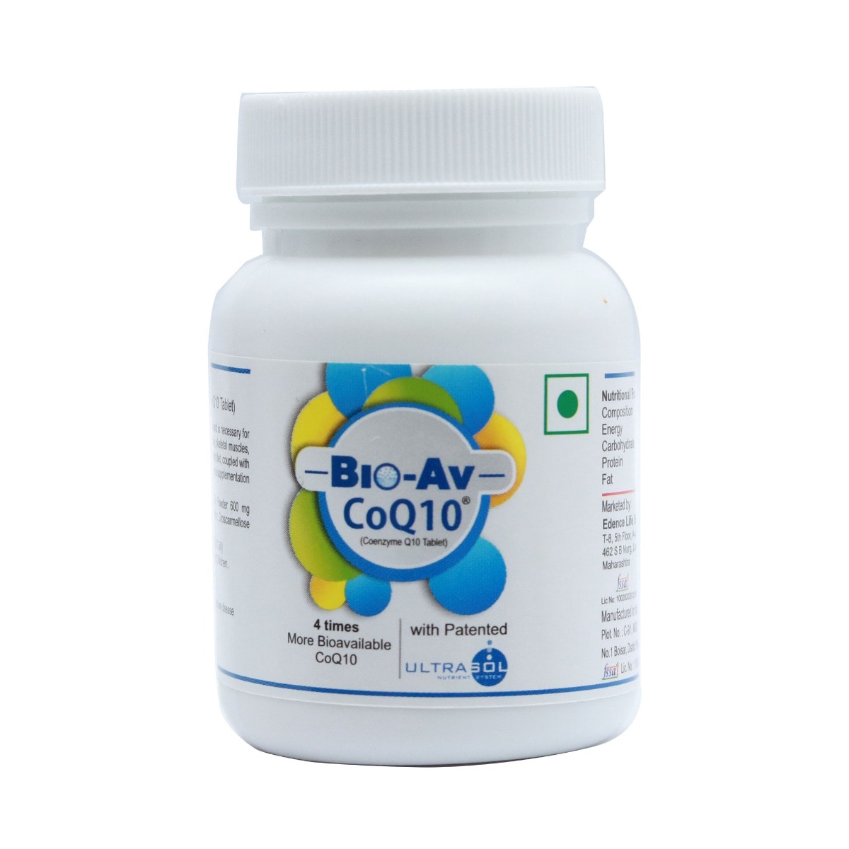Bio-Av-Coq10 60mg Tablet 30s, Pack of 1 Tablet Bio-Av-Coq10 60mg Tablet 30s, Pack of 1 Tablet