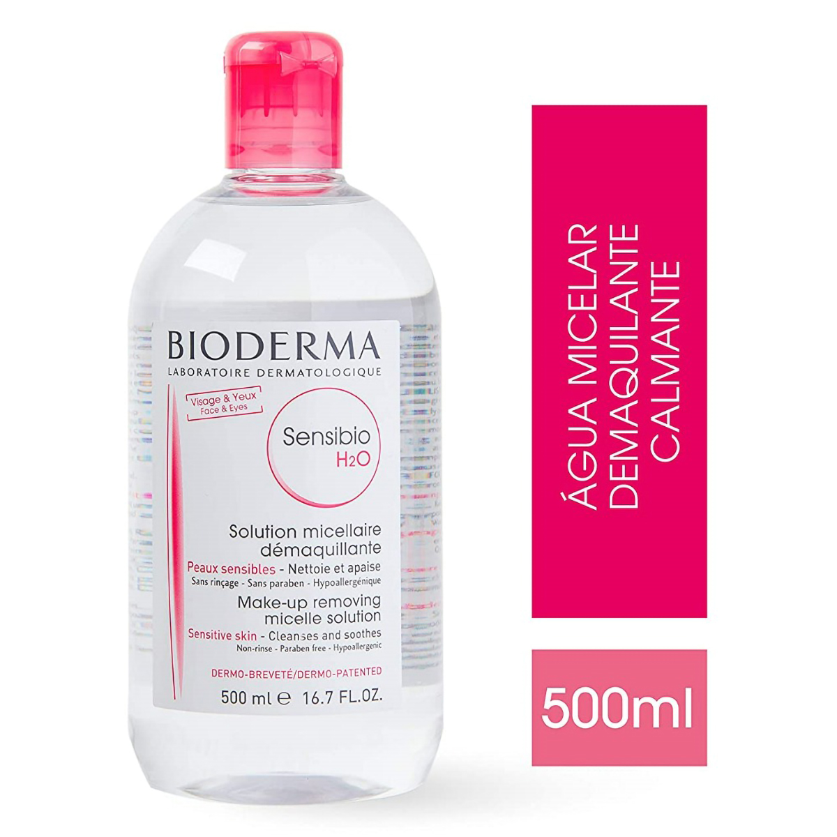 Bioderma Sensibio H2O, 500 ml, Pack of 1 Bioderma Sensibio H2O, 500 ml, Pack of 1