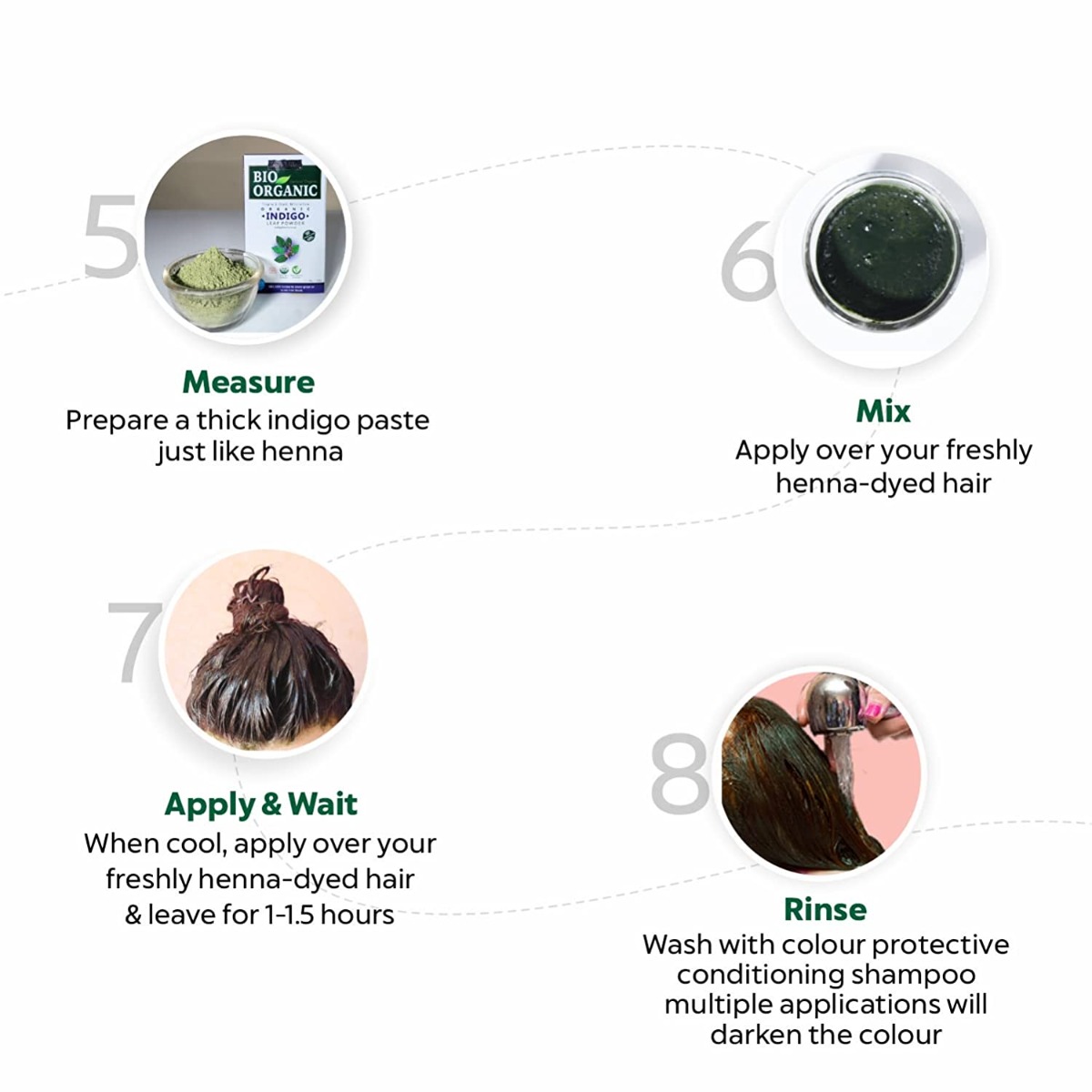 Indus Valley Bio Organic Indigo Leaf Powder, 100 gm, Pack of 1 Indus Valley Bio Organic Indigo Leaf Powder, 100 gm, Pack of 1