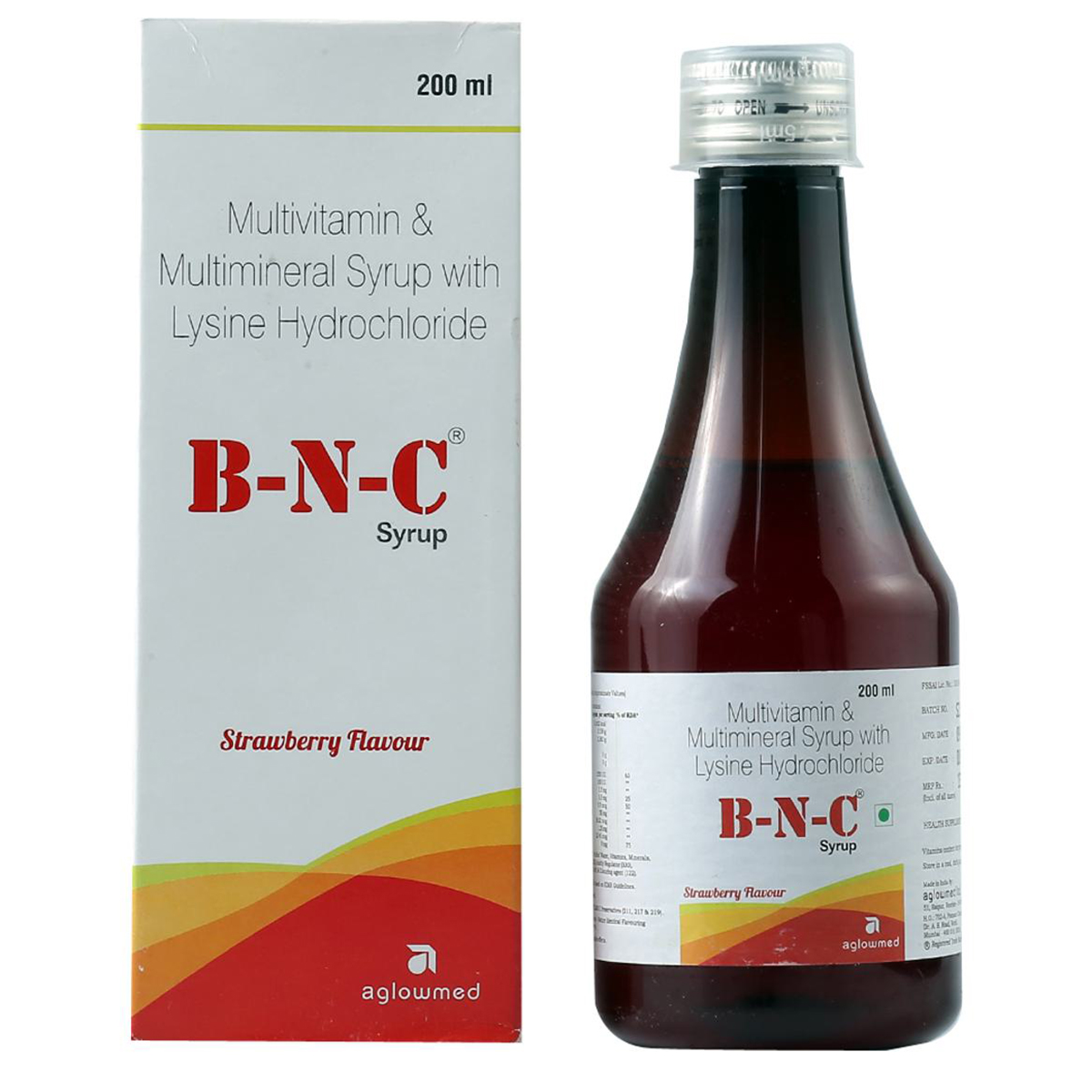 Buy B-N-C 200Ml Strawberry Flav Syp Online