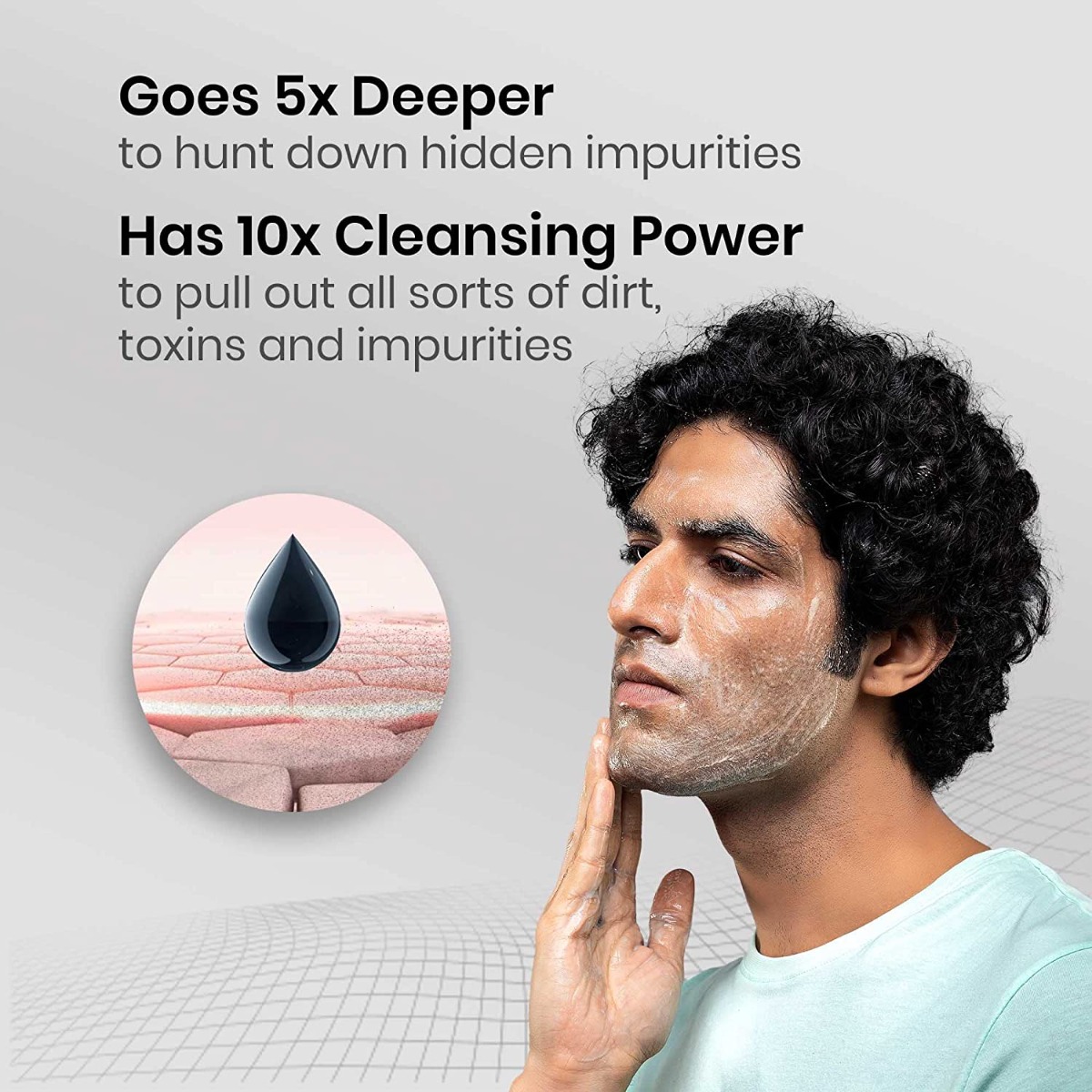 Bombay Shaving Company Charcoal Face Wash 50 gm | Activated Charcoal | Deeply Cleanses & Detoxifies | Removes Excess Oil, Dirt & Impurities | 10X Cleansing Action | For All Skin Type, Pack of 1 Bombay Shaving Company Charcoal Face Wash 50 gm | Activated Charcoal | Deeply Cleanses & Detoxifies | Removes Excess Oil, Dirt & Impurities | 10X Cleansing Action | For All Skin Type, Pack of 1