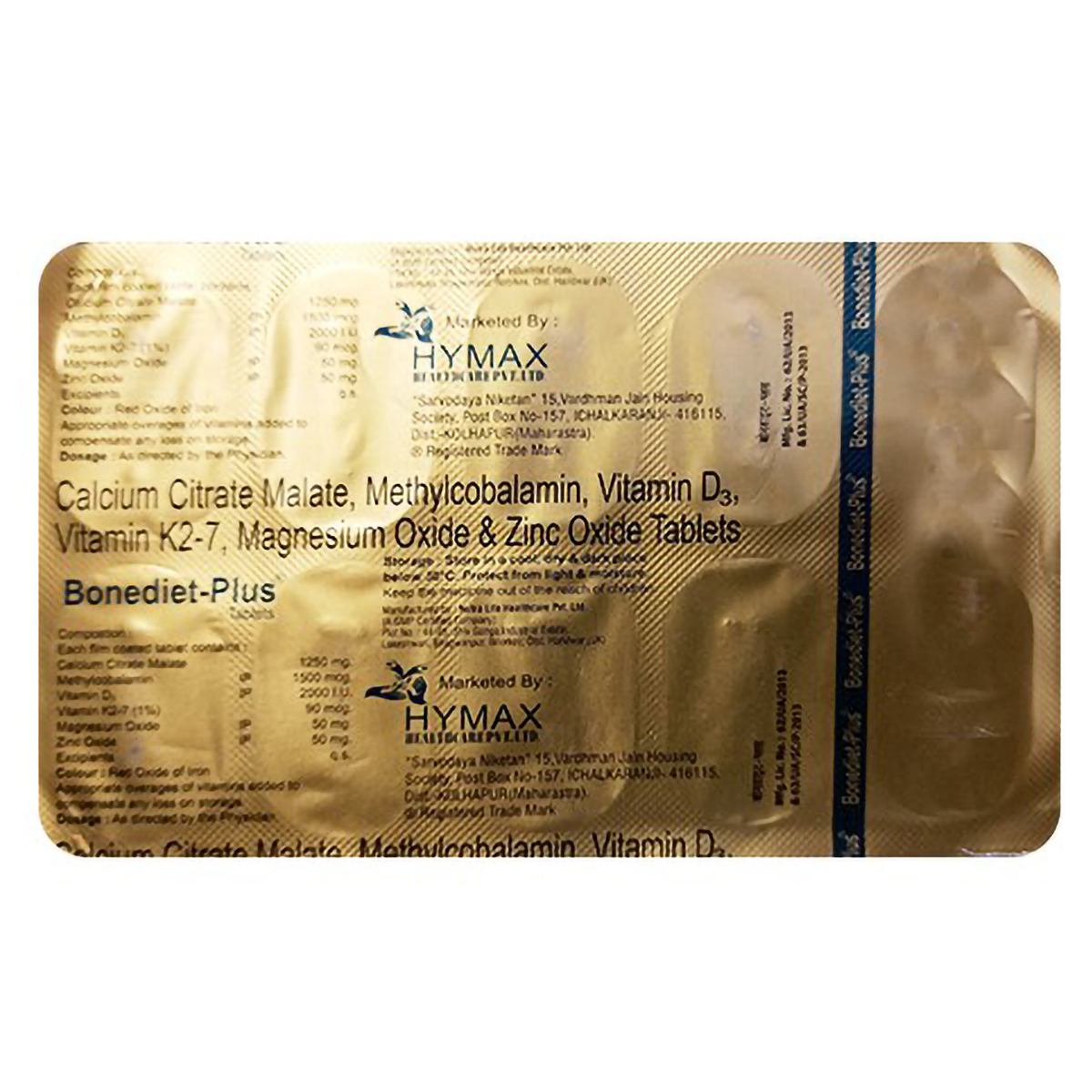 Bonediet Plus Tablet 10's, Pack of 10 Bonediet Plus Tablet 10's, Pack of 10