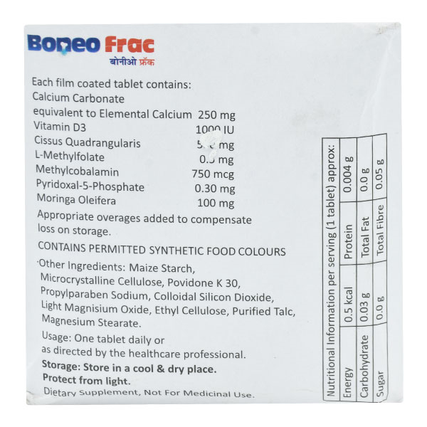 Boneo Frac Tablet 10's, Pack of 10 Boneo Frac Tablet 10's, Pack of 10