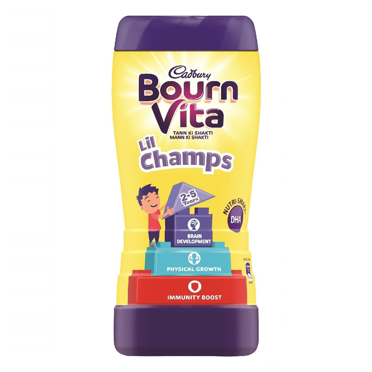 Cadbury Bournvita Lil Champs Nutrition Powder for 2 to 5 Years Kids, 200 gm Jar, Pack of 1 Cadbury Bournvita Lil Champs Nutrition Powder for 2 to 5 Years Kids, 200 gm Jar, Pack of 1