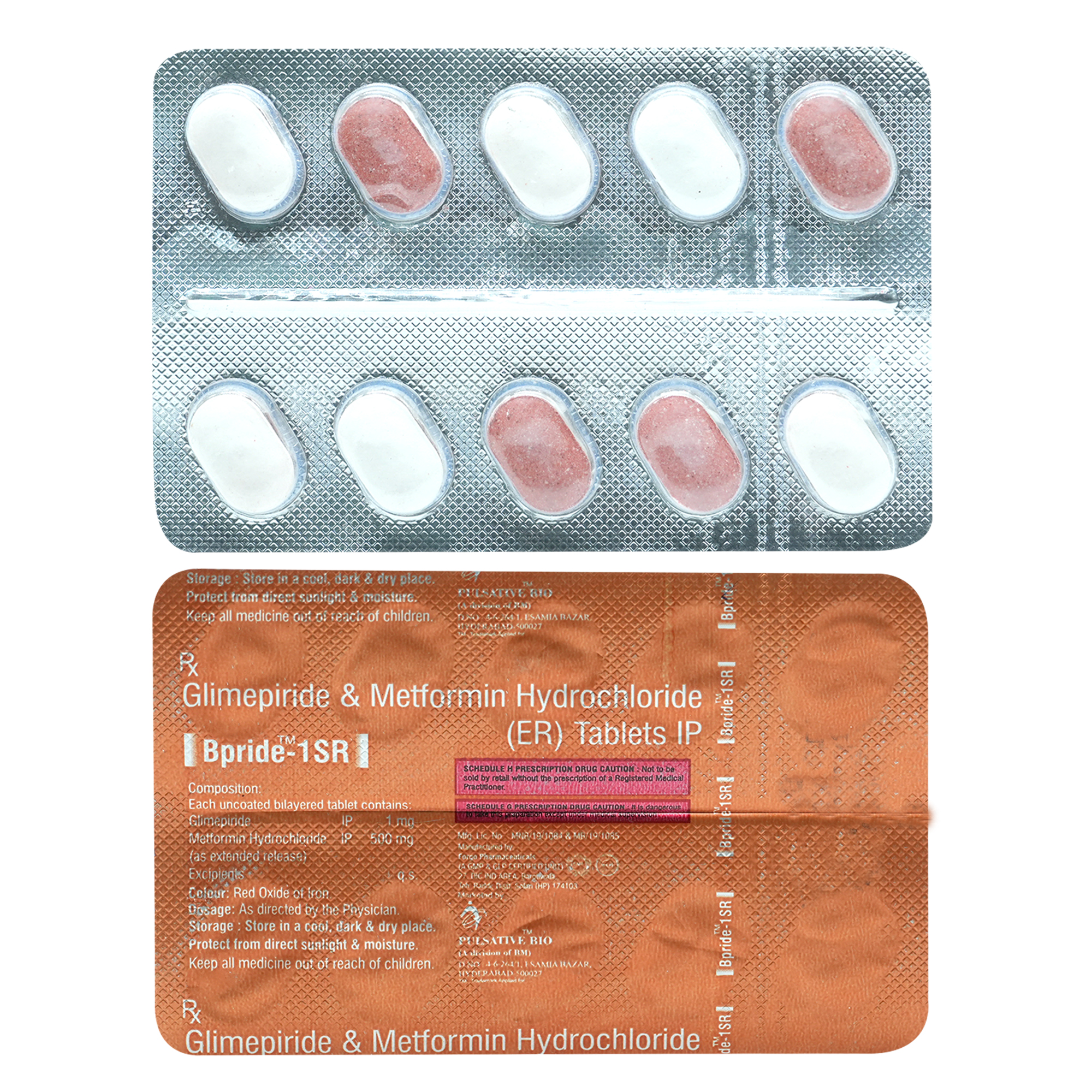Bpride-1SR Tablet 10's, Pack of 10 TABLETS Bpride-1SR Tablet 10's, Pack of 10 TABLETS