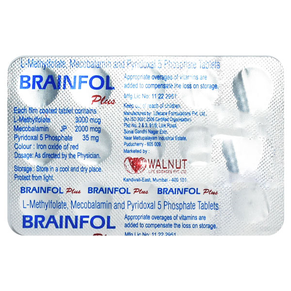 Buy Brainfol Plus Tablet ,15's Online