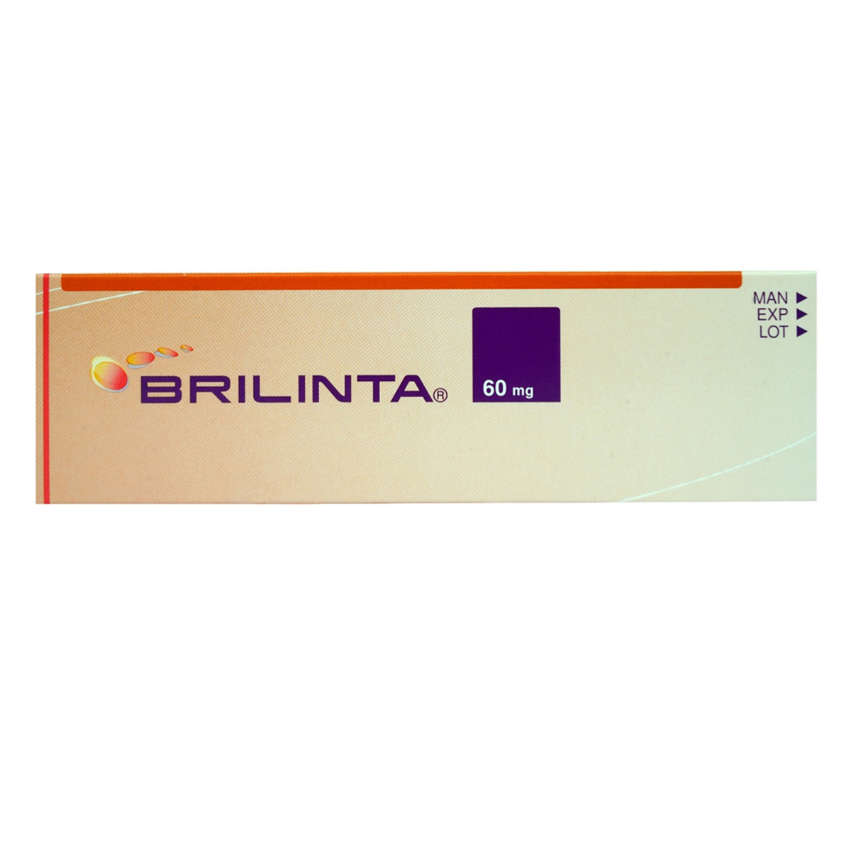 Brilinta 60 mg Tablet 14's, Pack of 14 TABLETS Brilinta 60 mg Tablet 14's, Pack of 14 TABLETS