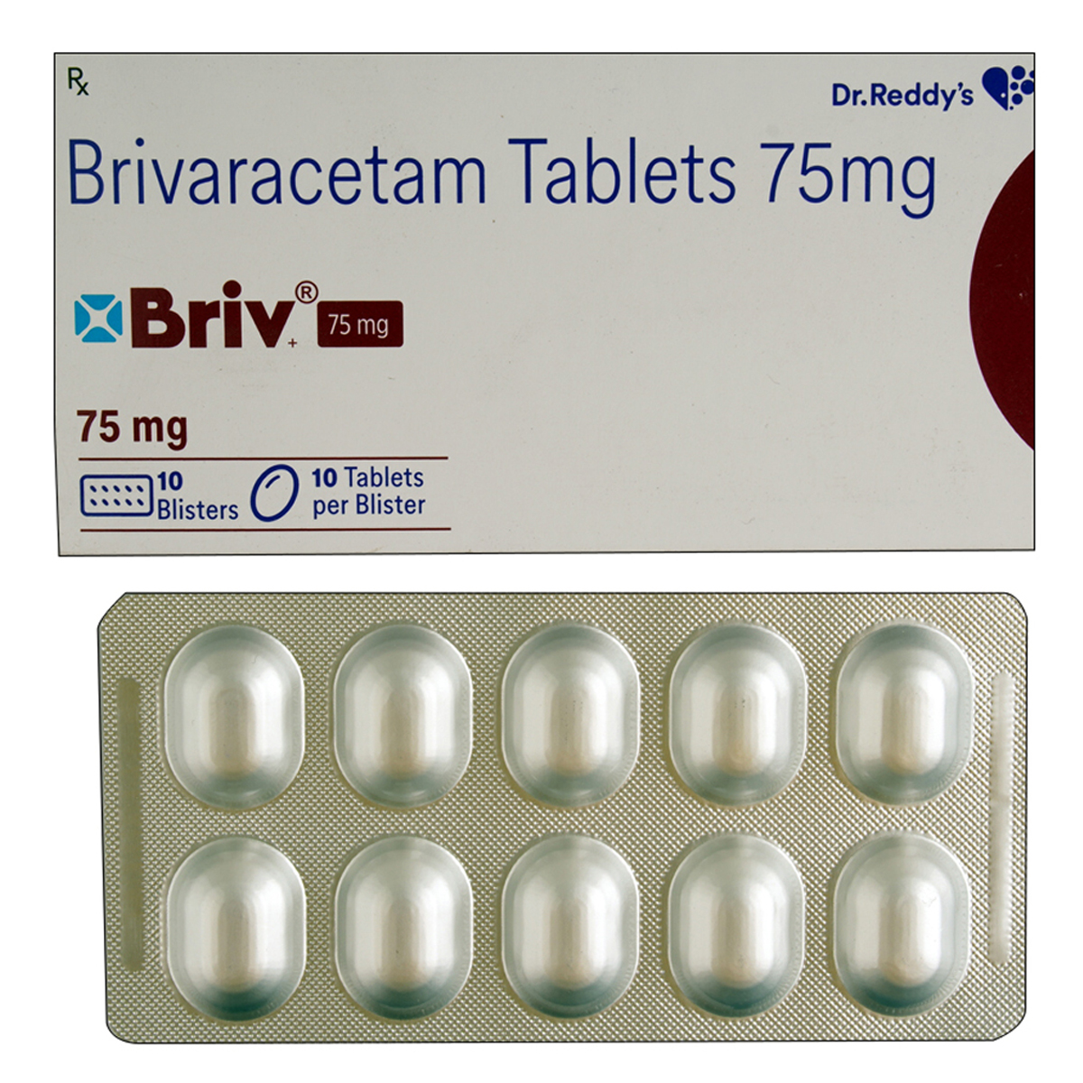 Briv Plus 75 mg Tablet 10's, Pack of 10 TabletS Briv Plus 75 mg Tablet 10's, Pack of 10 TabletS