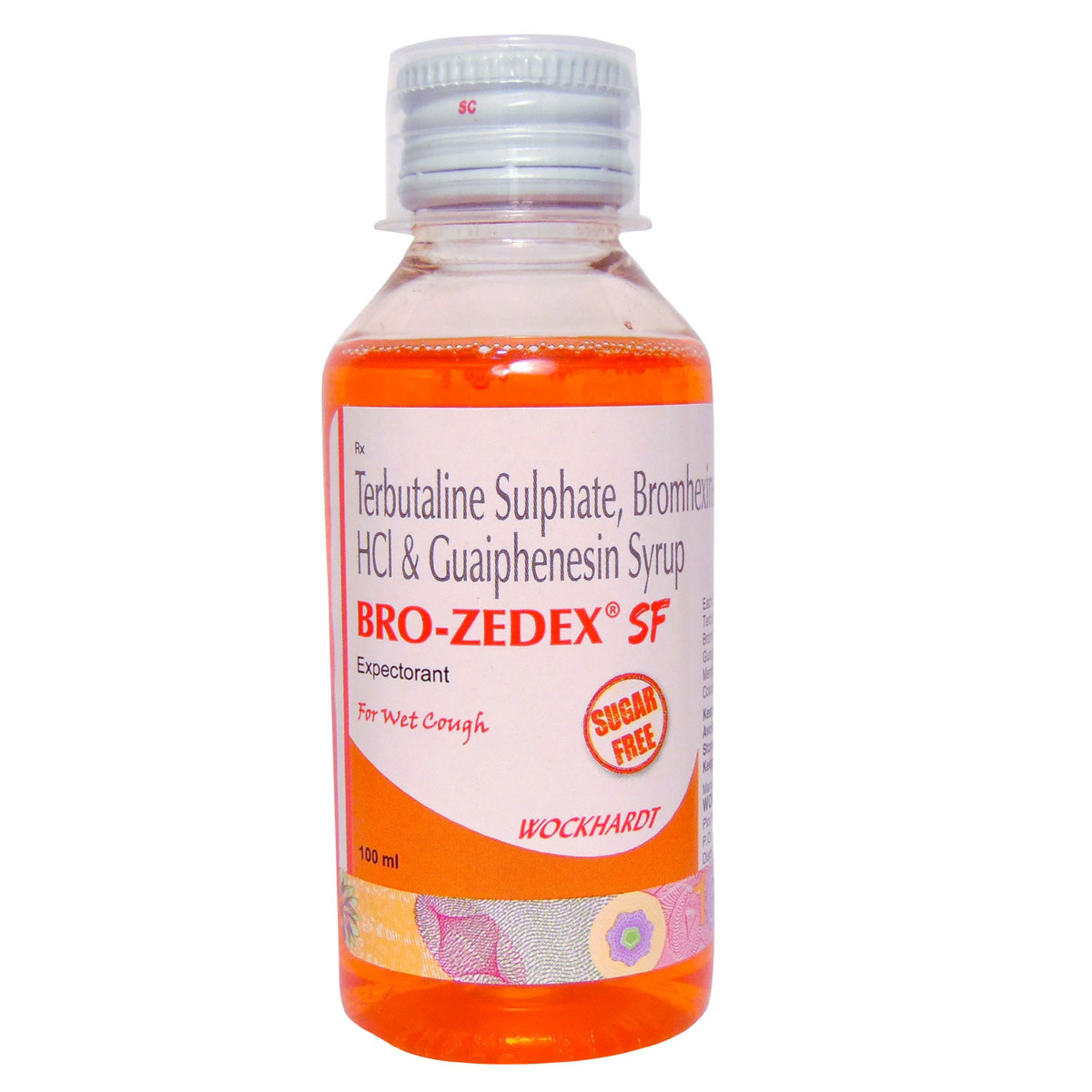 Buy Brozedex Sugar Free Syrup 100 ml Online