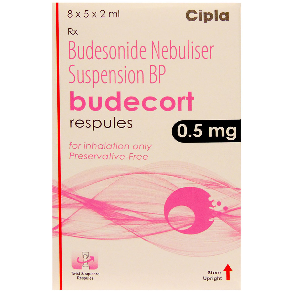Budecort 0.5 mg Respules 5x2 ml, Pack of 1 RESPULE Budecort 0.5 mg Respules 5x2 ml, Pack of 1 RESPULE