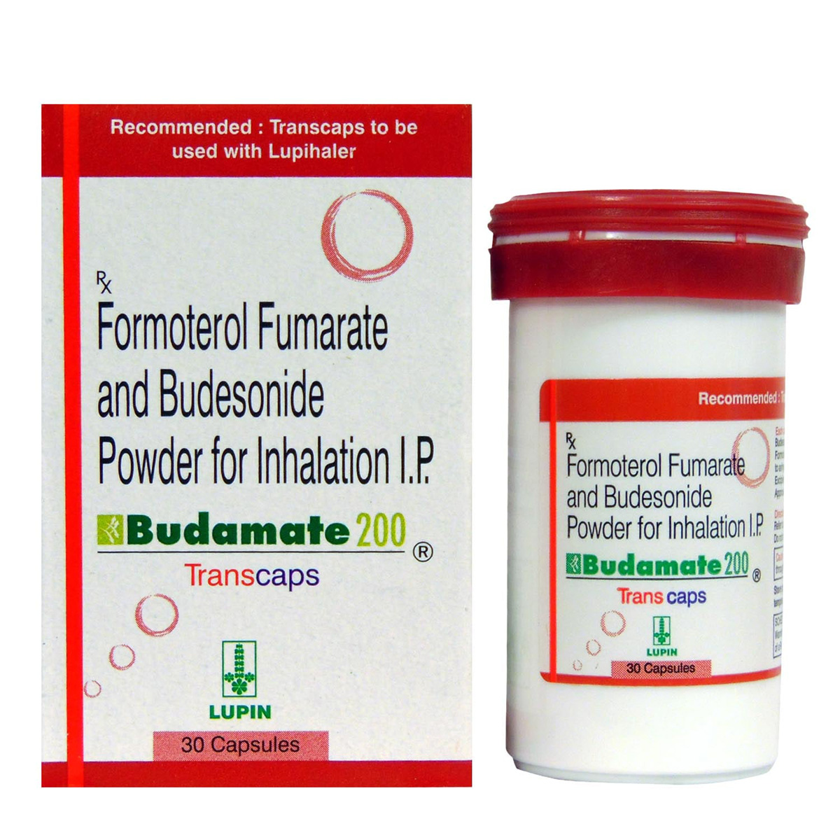 Budamate 200 Transcaps 30's Budamate 200 Transcaps 30's