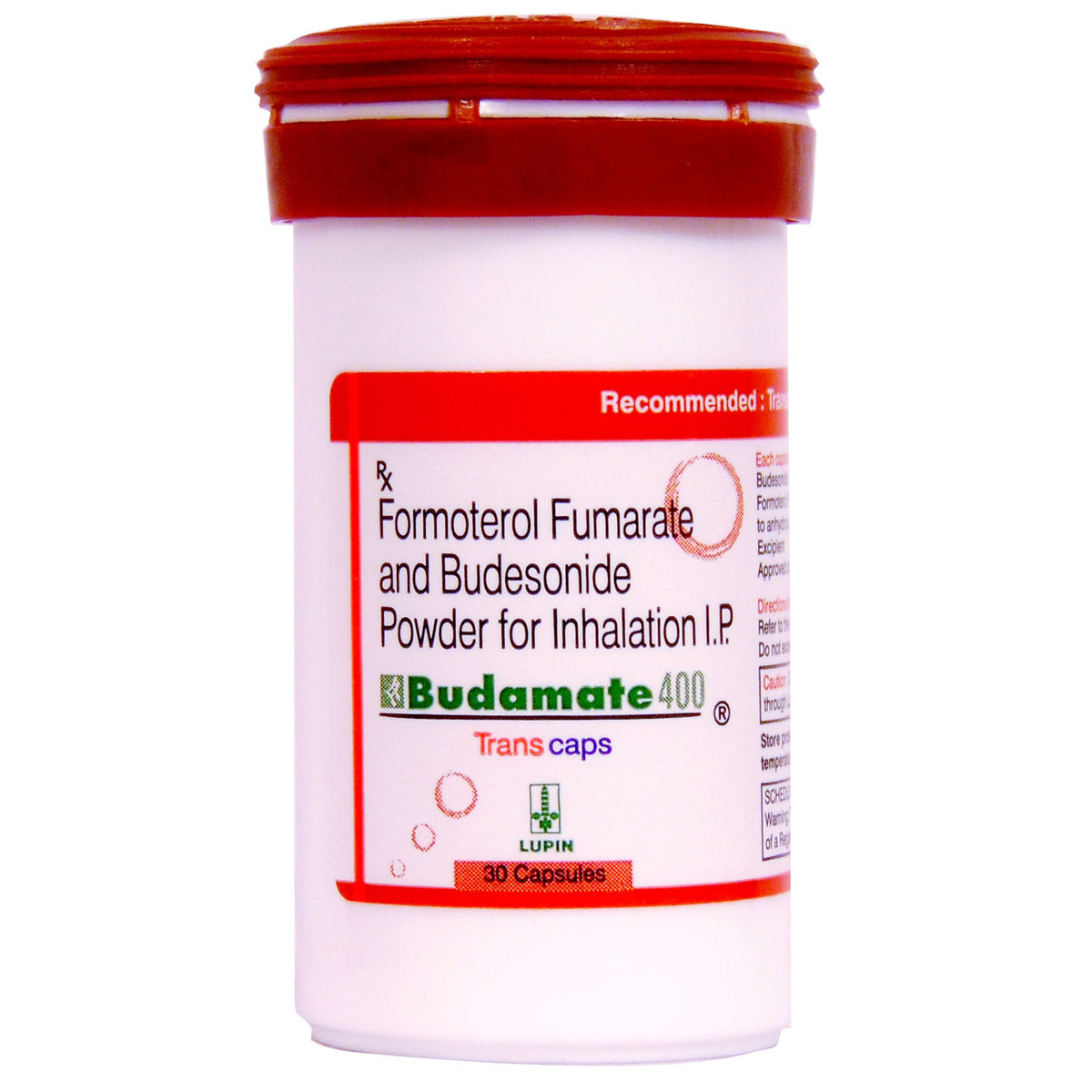 Budamate 400 Transcaps 30's, Pack of 1 TRANSCAP Budamate 400 Transcaps 30's, Pack of 1 TRANSCAP