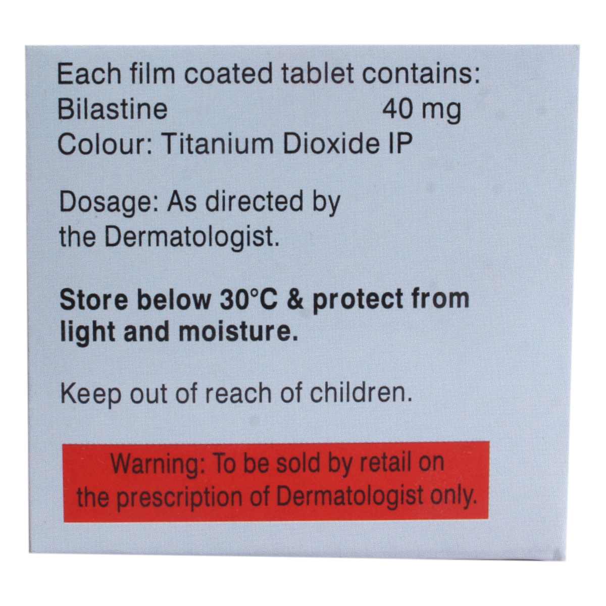 Byloza 40 Tablet 10's, Pack of 10 TABLETS Byloza 40 Tablet 10's, Pack of 10 TABLETS