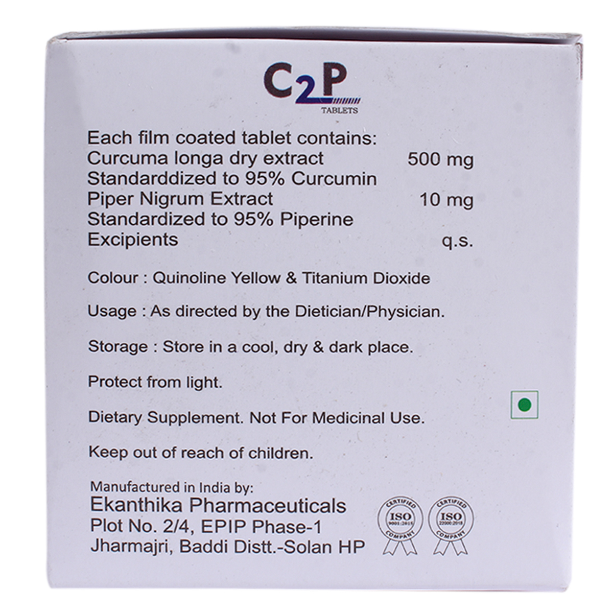 C2P Tablet 10's, Pack of 10 TabletS C2P Tablet 10's, Pack of 10 TabletS