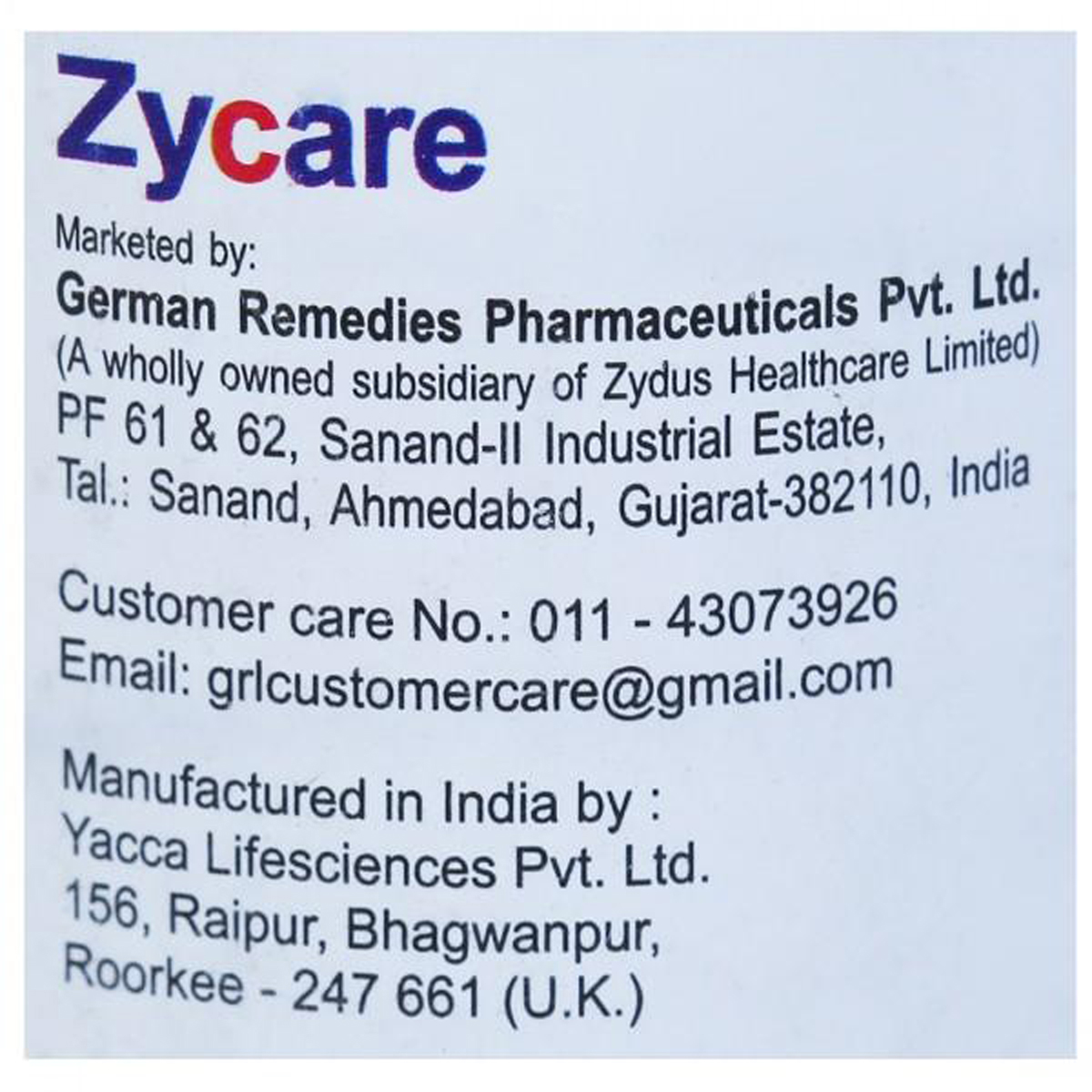 Cadpar 125 mg Raspberry Suspension 60 ml, Pack of 1 SUSPENSION Cadpar 125 mg Raspberry Suspension 60 ml, Pack of 1 SUSPENSION