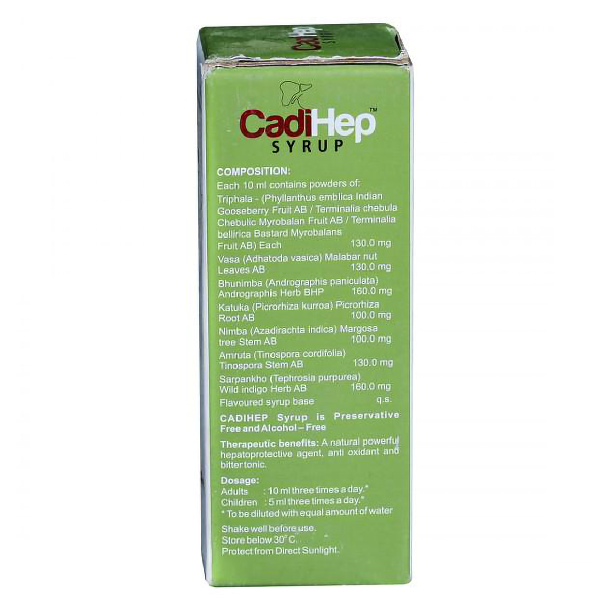 Cadihep Syrup, 110 ml, Pack of 1 Cadihep Syrup, 110 ml, Pack of 1