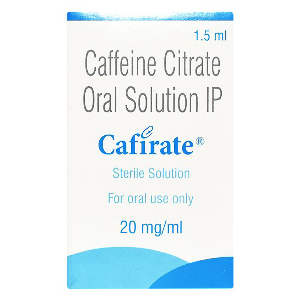 CAFIRATE SOLUTION 1.5ML, Pack of 1 Solution CAFIRATE SOLUTION 1.5ML, Pack of 1 Solution