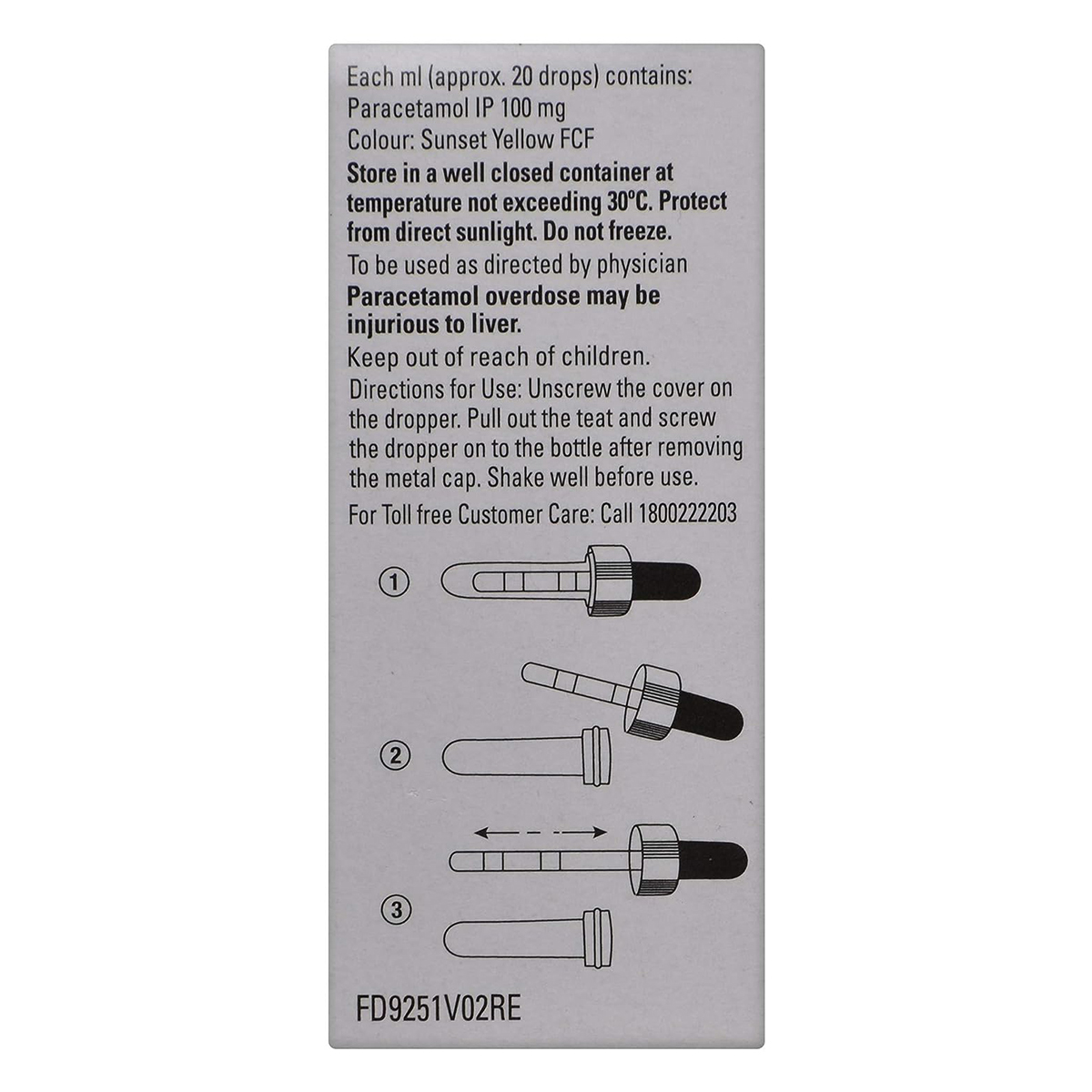 Calpol Pediatric Drops 15 ml, Pack of 1 ORAL DROPS Calpol Pediatric Drops 15 ml, Pack of 1 ORAL DROPS