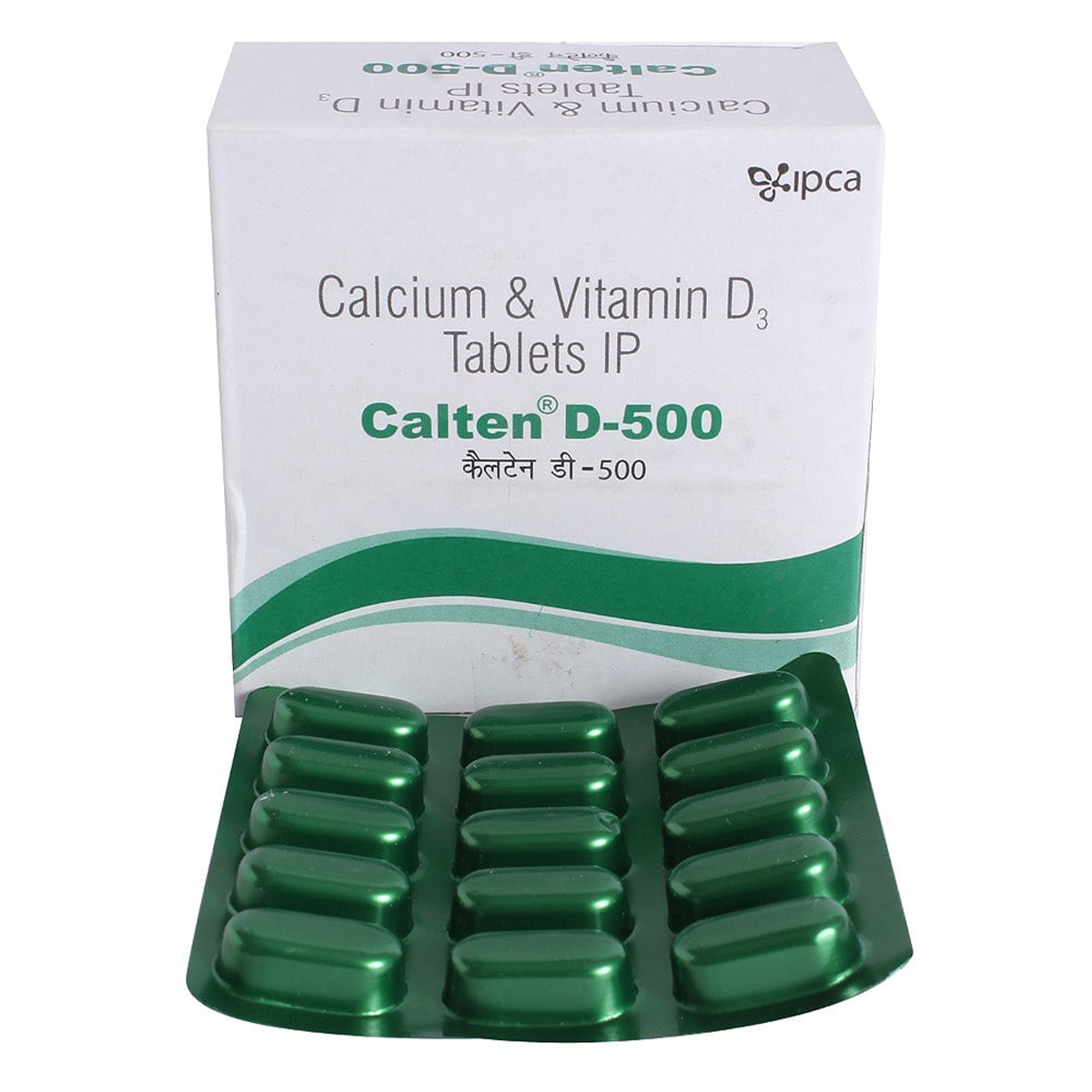 Calten D-500 Tablet 15`s, Pack of 15 Calten D-500 Tablet 15`s, Pack of 15