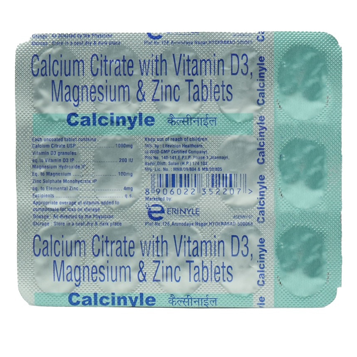 Calcinyle Tablet 15's, Pack of 15 Calcinyle Tablet 15's, Pack of 15
