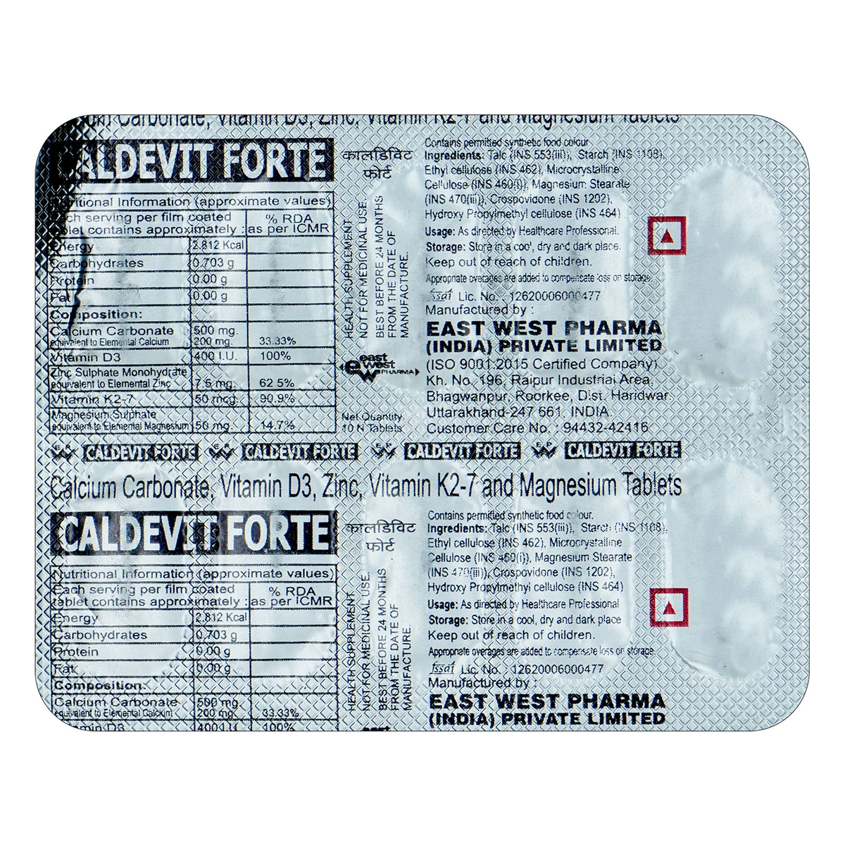 Buy Caldevit Forte Tablet 10's Online