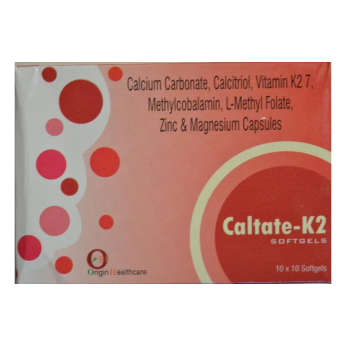 Caltate-K2 Capsule 10's, Pack of 10 CAPSULES Caltate-K2 Capsule 10's, Pack of 10 CAPSULES