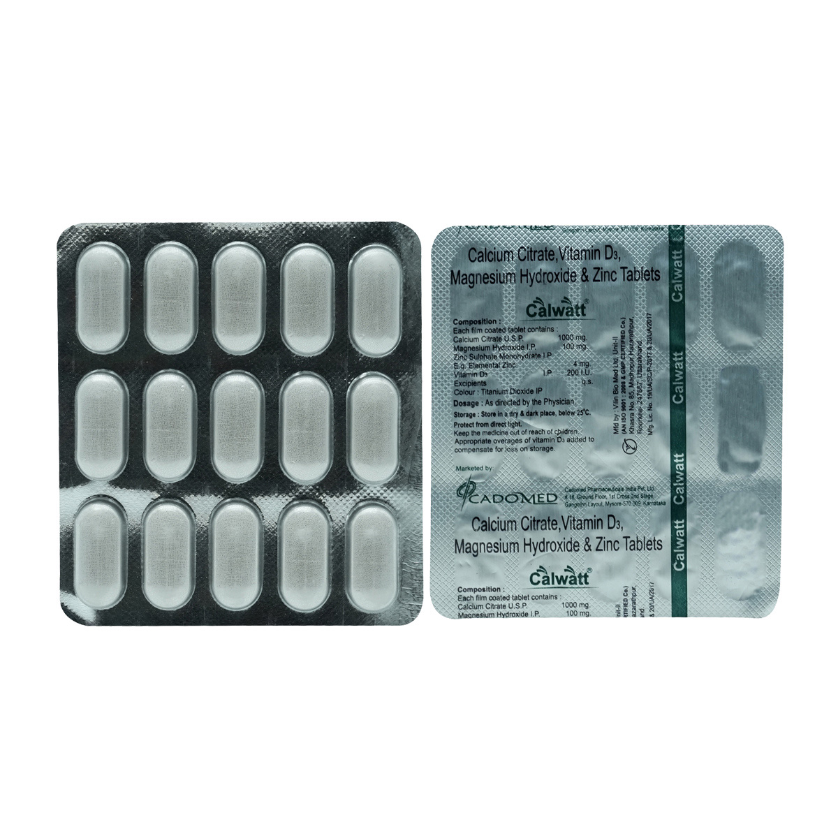 Calwatt Tablet 15's, Pack of 15 TabletS Calwatt Tablet 15's, Pack of 15 TabletS