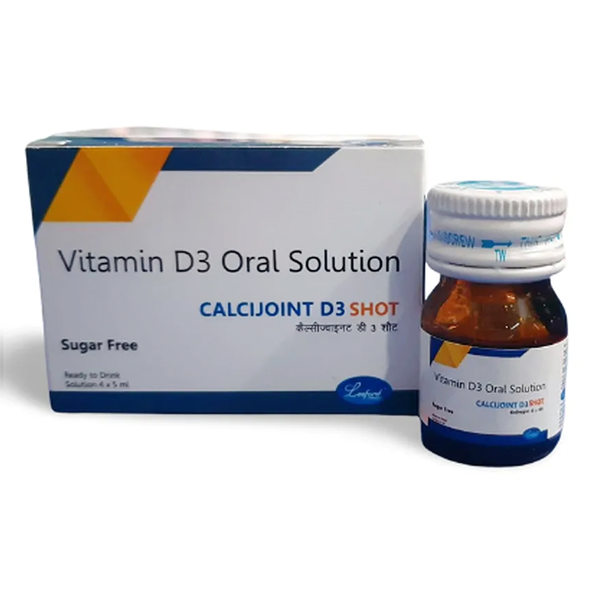 Calcijoint D3 Shot Sugar Free Solution 5 ml, Pack of 1 SOLUTION Calcijoint D3 Shot Sugar Free Solution 5 ml, Pack of 1 SOLUTION