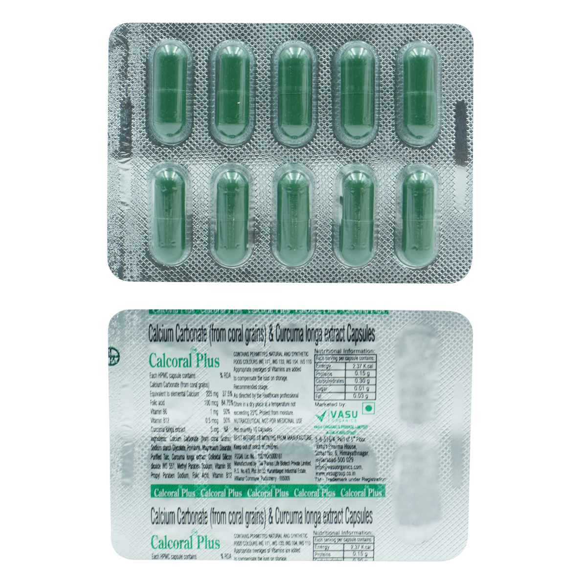 Calcoral Plus Cap 10'S, Pack of 10 CAPSULES Calcoral Plus Cap 10'S, Pack of 10 CAPSULES