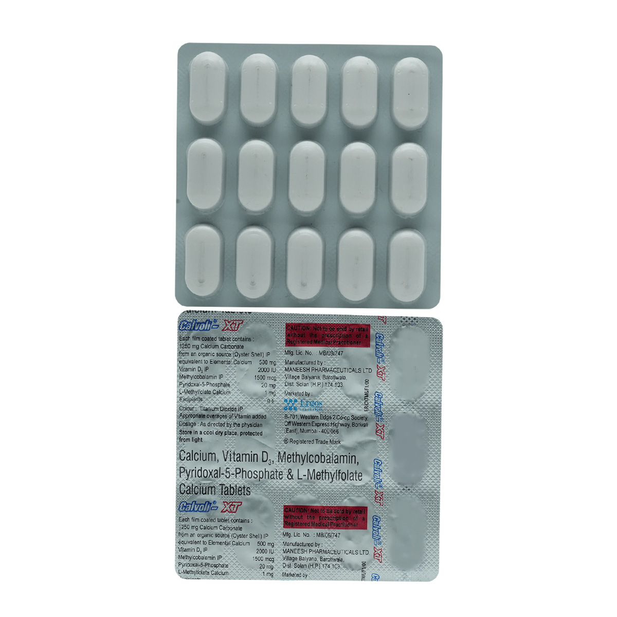 Calvoli-XT Tablet 15's, Pack of 15 TABLETS Calvoli-XT Tablet 15's, Pack of 15 TABLETS