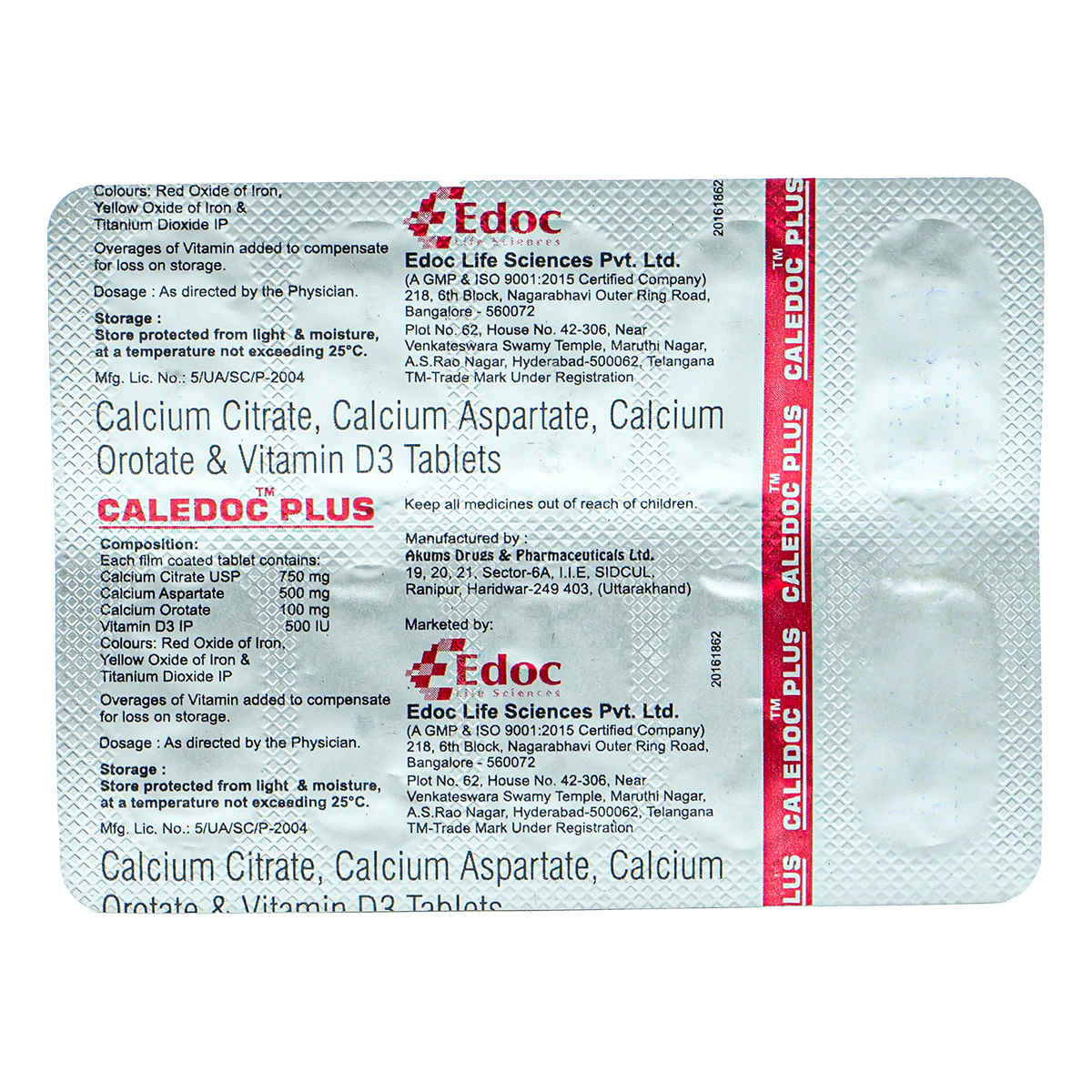 Caledoc Plus Tablet 10's, Pack of 10 TABLETS Caledoc Plus Tablet 10's, Pack of 10 TABLETS