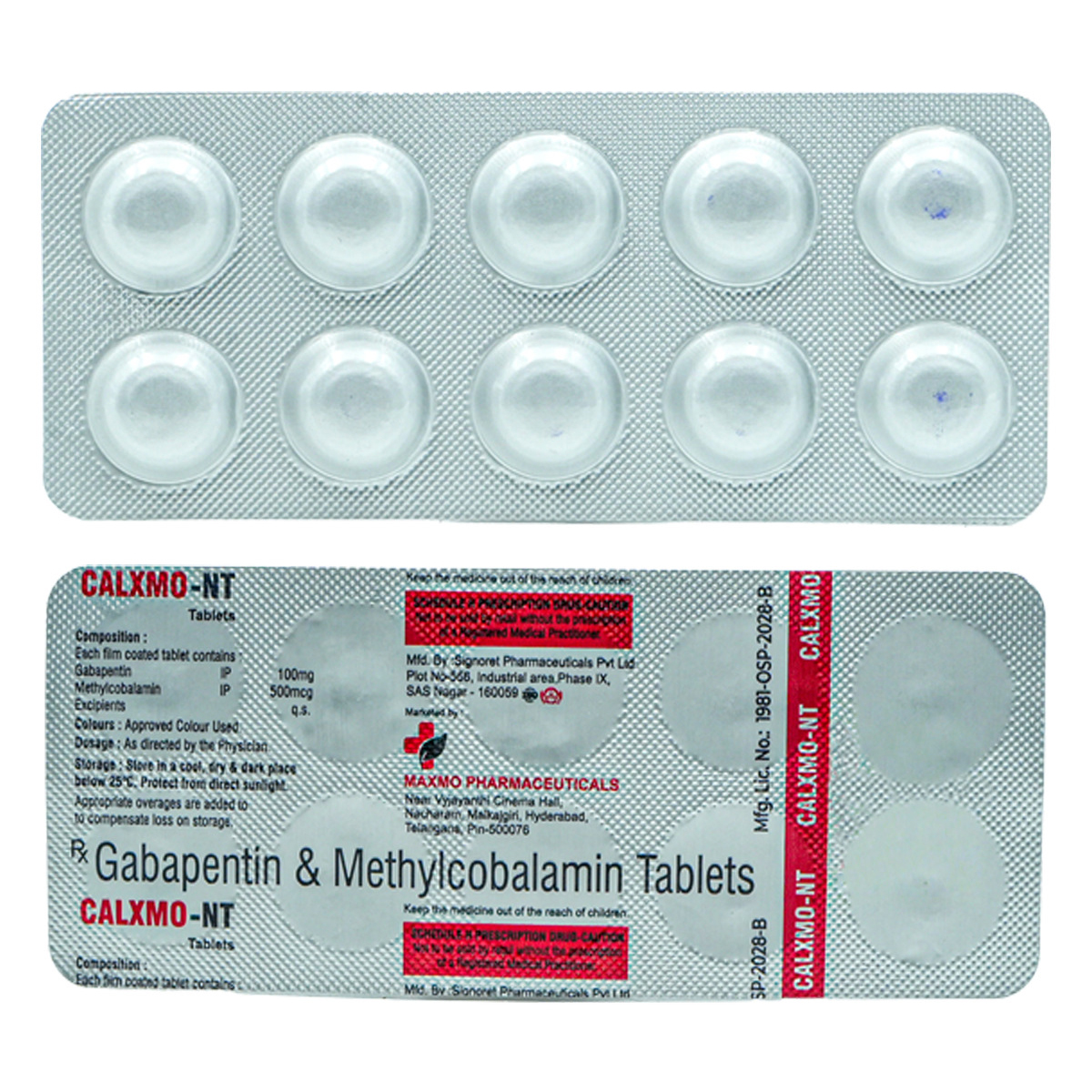 Calxmo-NT Tablet 10's, Pack of 10 TabletS Calxmo-NT Tablet 10's, Pack of 10 TabletS
