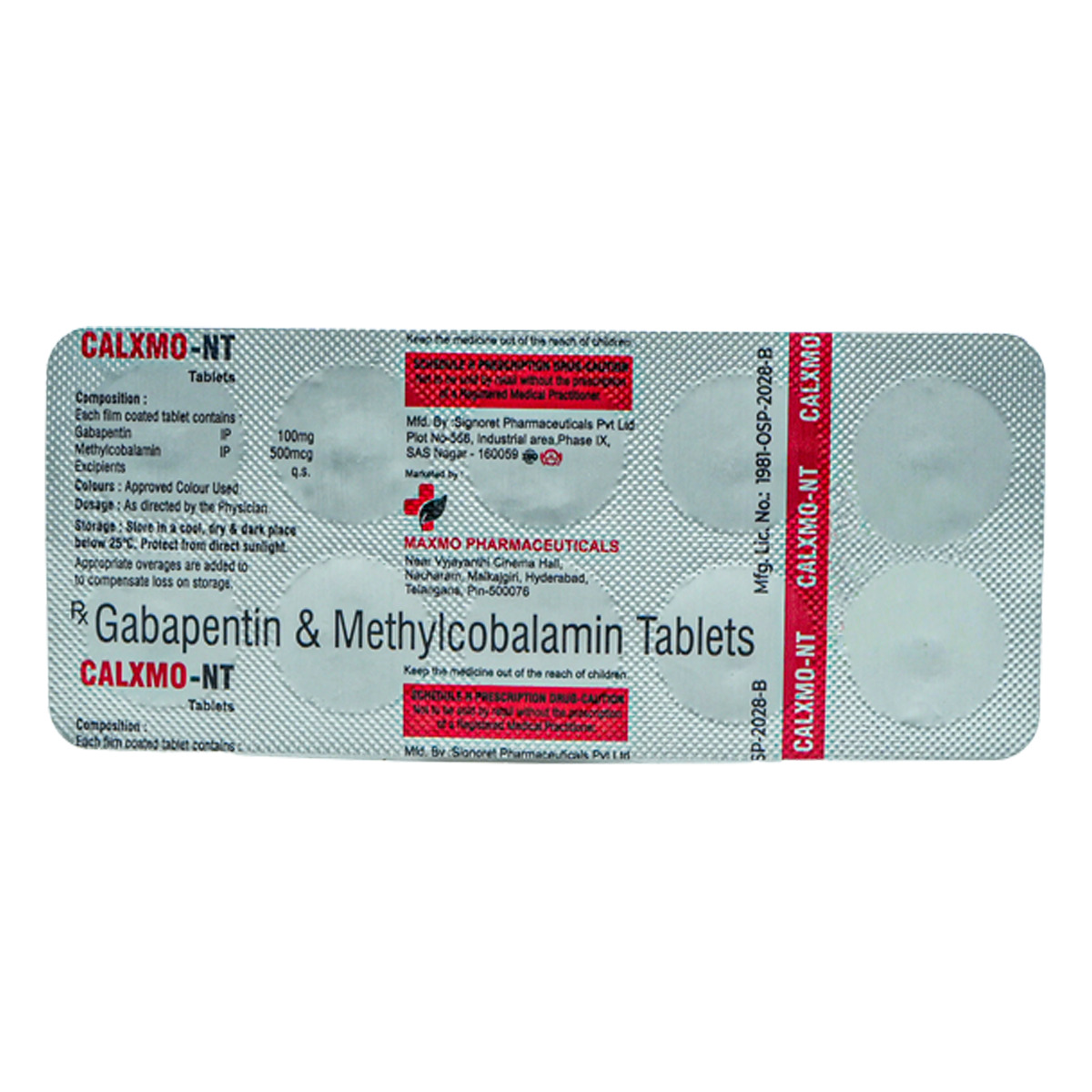 Calxmo-NT Tablet 10's, Pack of 10 TabletS Calxmo-NT Tablet 10's, Pack of 10 TabletS
