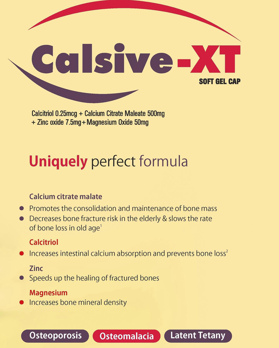 Calsive-XT Softgel Capsule 15's, Pack of 15 SoftgelsS Calsive-XT Softgel Capsule 15's, Pack of 15 SoftgelsS