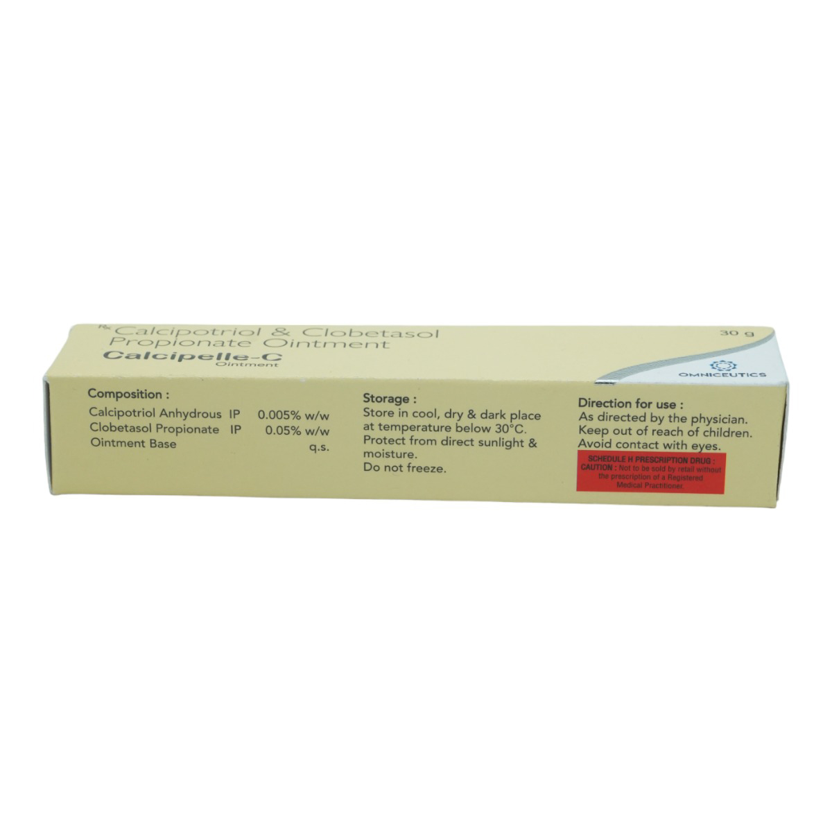 Calcipelle-C Ointment 30 gm, Pack of 1 OINTMENT Calcipelle-C Ointment 30 gm, Pack of 1 OINTMENT