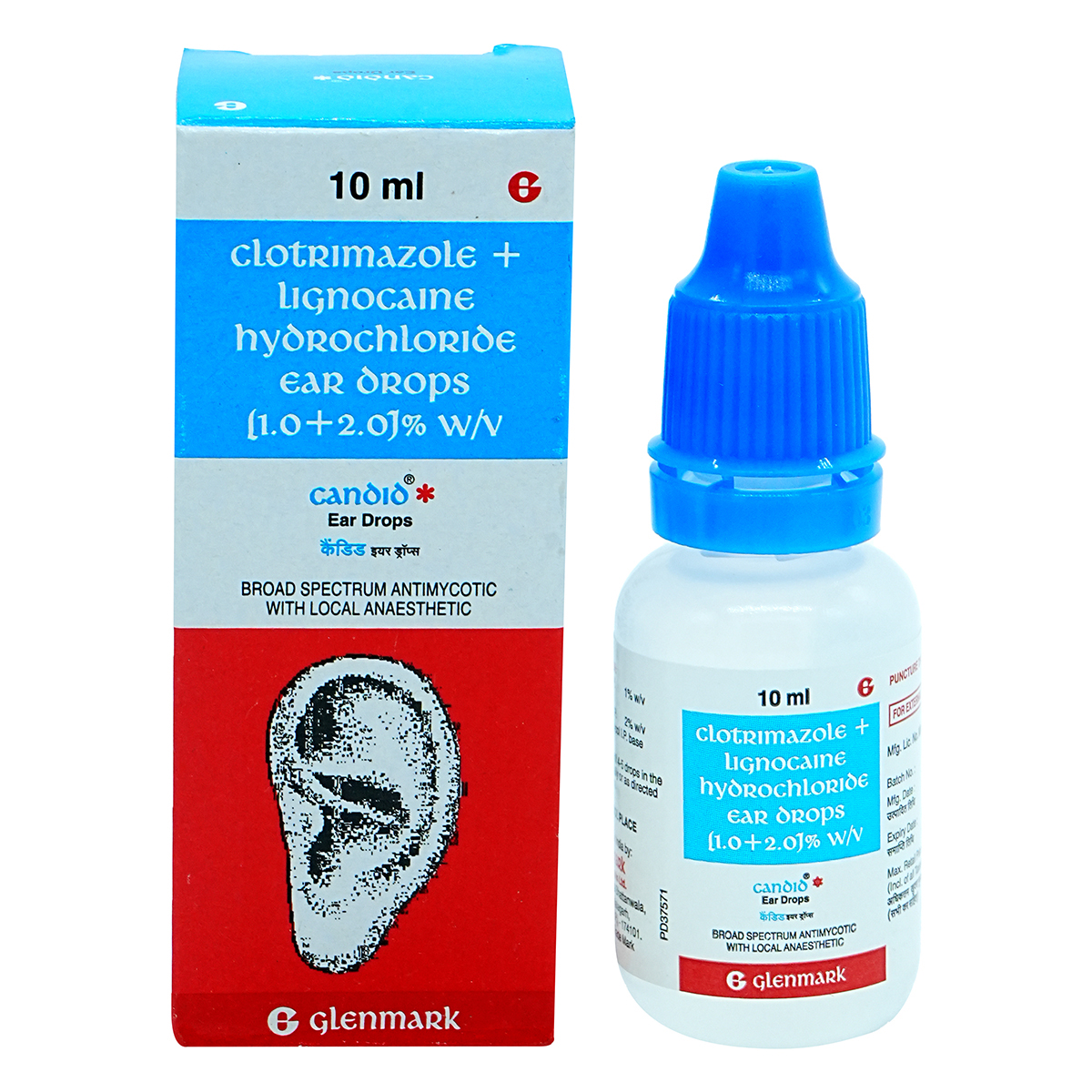 Candid Ear Drops 10 ml|For Fungal Infections, Pack of 1 DROPS Candid Ear Drops 10 ml|For Fungal Infections, Pack of 1 DROPS