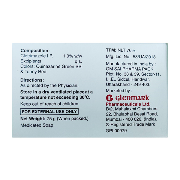Candid Medicated Soap 75 gm | 1%W/W Clotrimazole Soap|For Fungal Infection, Skin Itching, Pack of 1 Candid Medicated Soap 75 gm | 1%W/W Clotrimazole Soap|For Fungal Infection, Skin Itching, Pack of 1