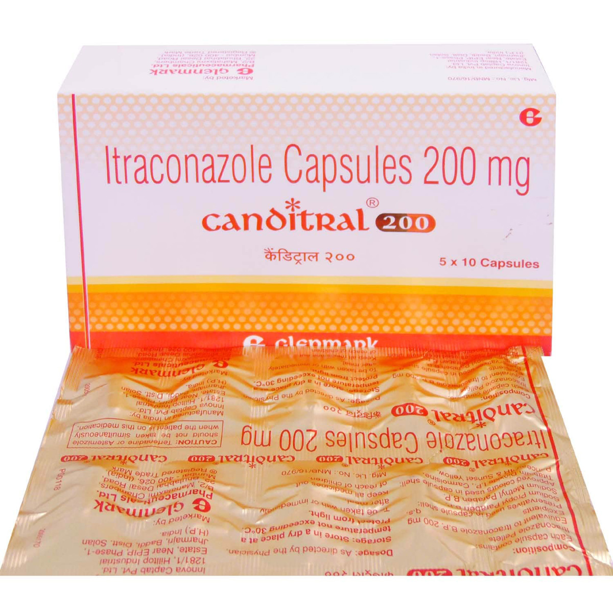 Canditral 200 Capsule 10's, Pack of 10 CAPSULES Canditral 200 Capsule 10's, Pack of 10 CAPSULES