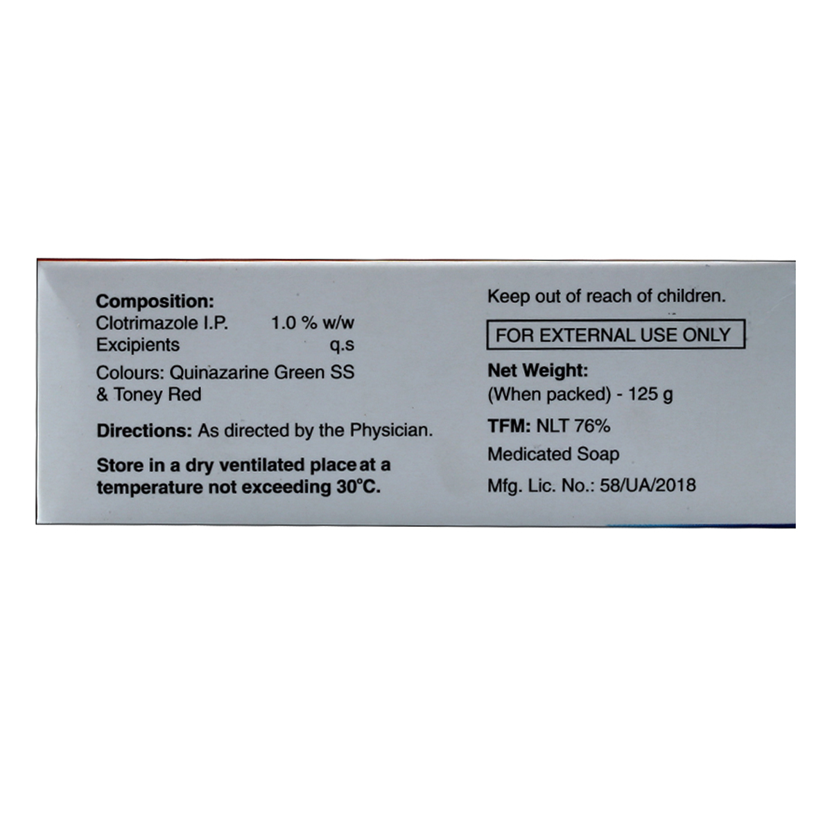 Candid Medicated Soap 125 gm | 1%W/W Clotrimazole Soap|For Fungal Infection, Skin Itching, Pack of 1 SOAP Candid Medicated Soap 125 gm | 1%W/W Clotrimazole Soap|For Fungal Infection, Skin Itching, Pack of 1 SOAP