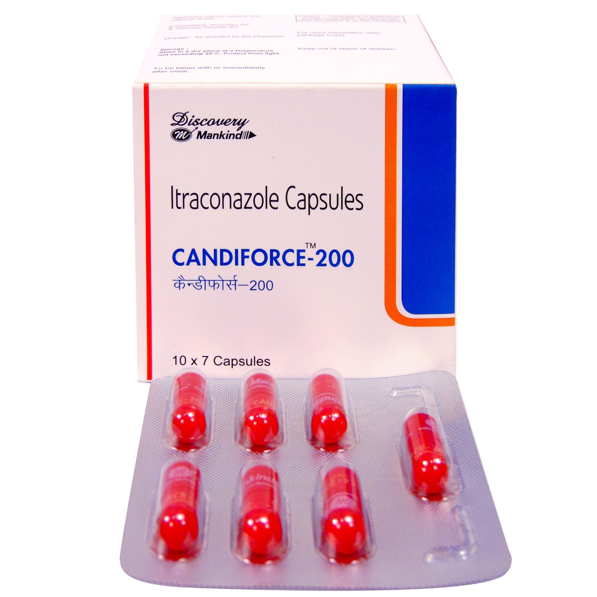 Candiforce-200 Capsule 7's, Pack of 7 CAPSULES Candiforce-200 Capsule 7's, Pack of 7 CAPSULES