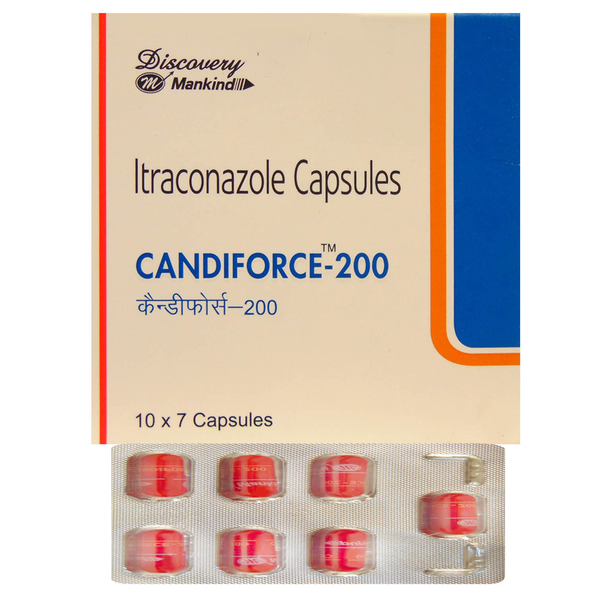 Candiforce-200 Capsule 7's, Pack of 7 CAPSULES Candiforce-200 Capsule 7's, Pack of 7 CAPSULES