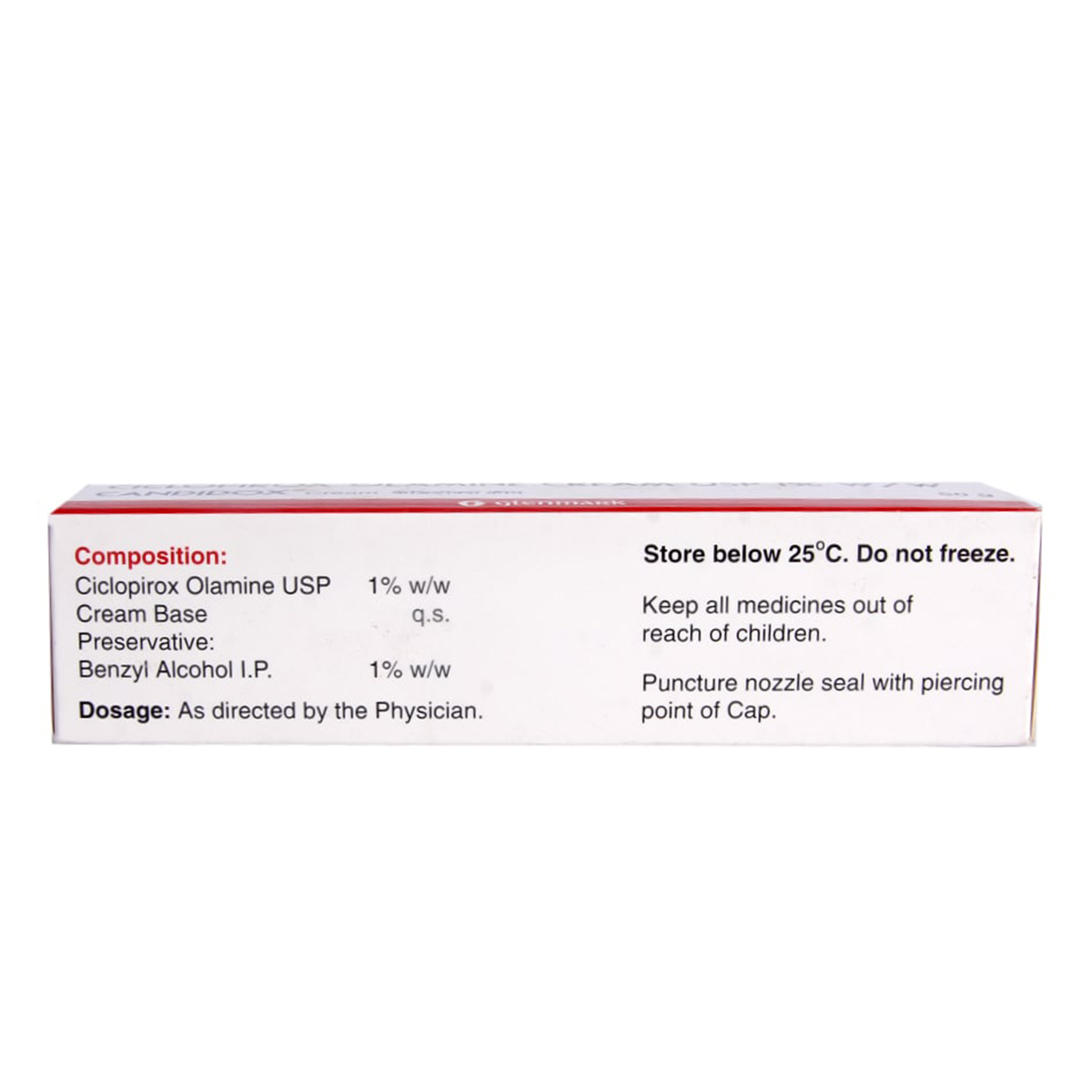 Candidox 1% Cream 50 gm, Pack of 1 CREAM Candidox 1% Cream 50 gm, Pack of 1 CREAM