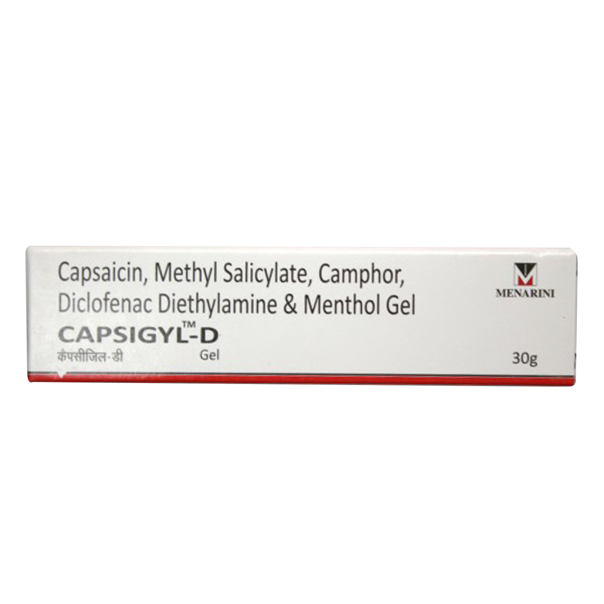Capsigyl D Gel 30 gm, Pack of 1 GEL Capsigyl D Gel 30 gm, Pack of 1 GEL