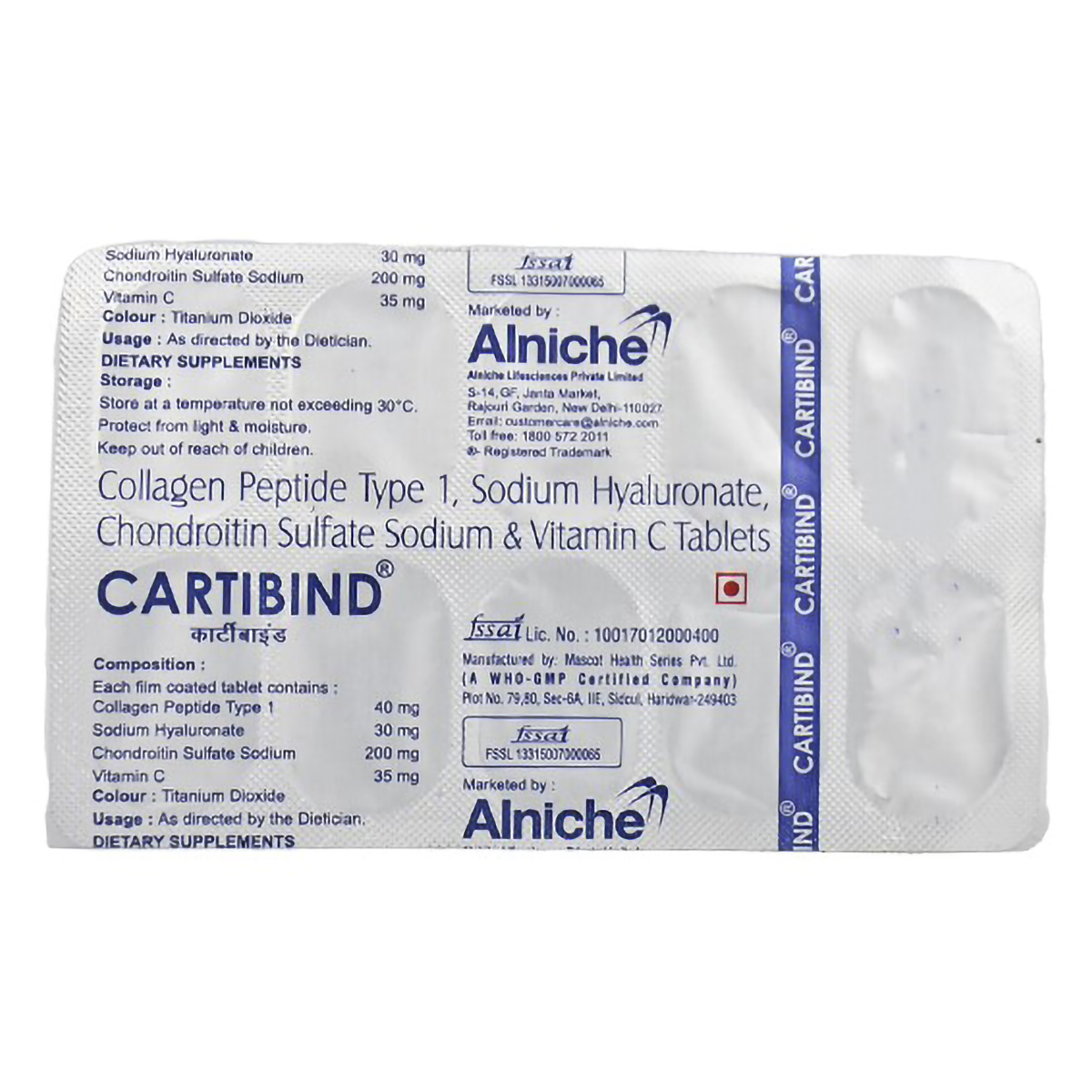 Buy Cartibind Tablet 10's Online