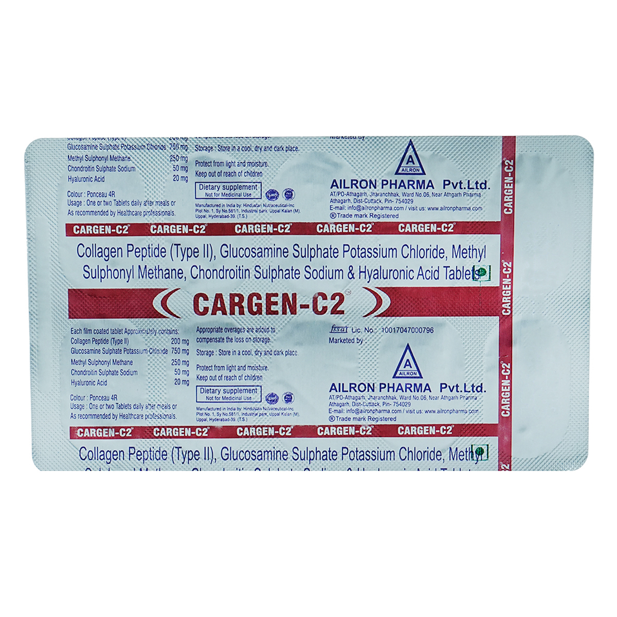 Buy Cargen-C2 Tablet 10's Online